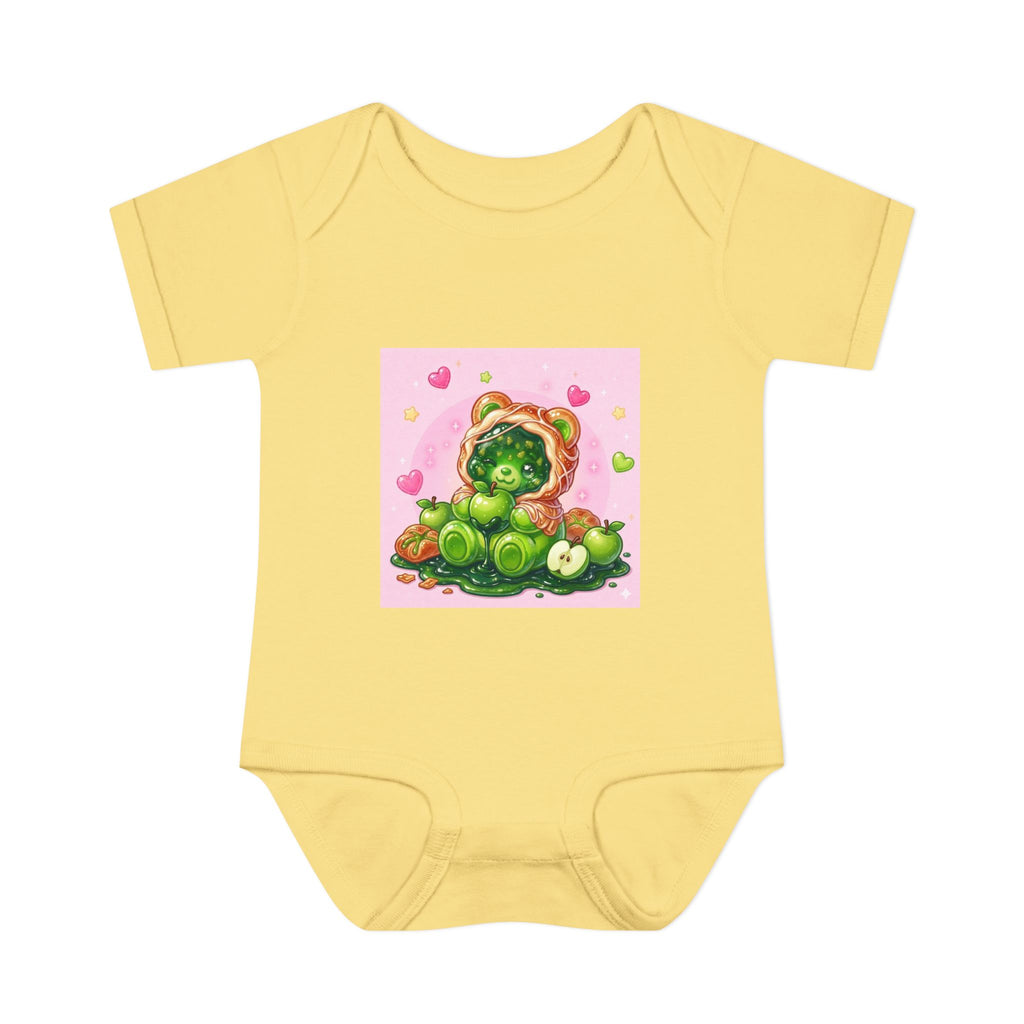 Green Apple Danish Gooey Gummy Bear in Puff PJs