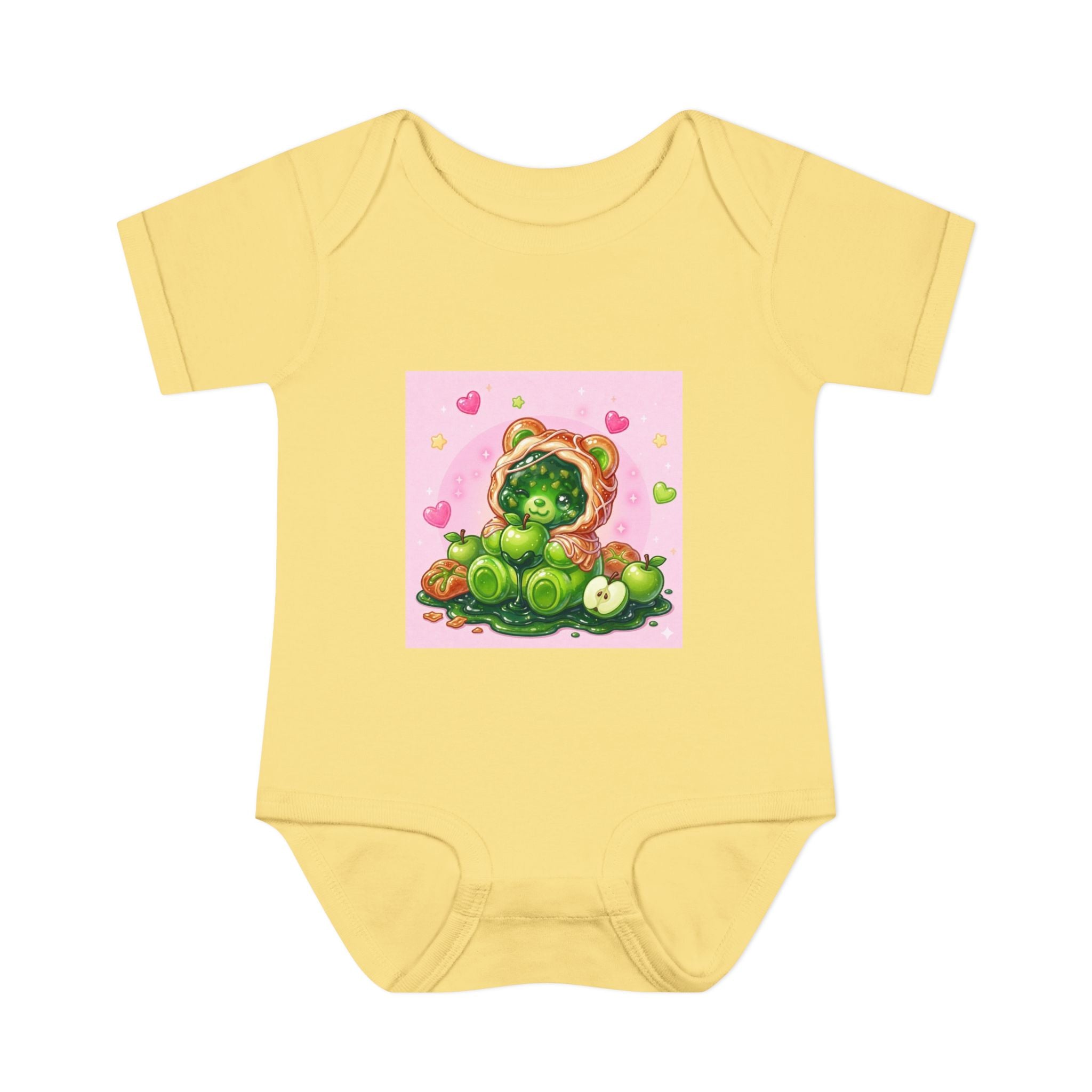 Green Apple Danish Gooey Gummy Bear in Puff PJs