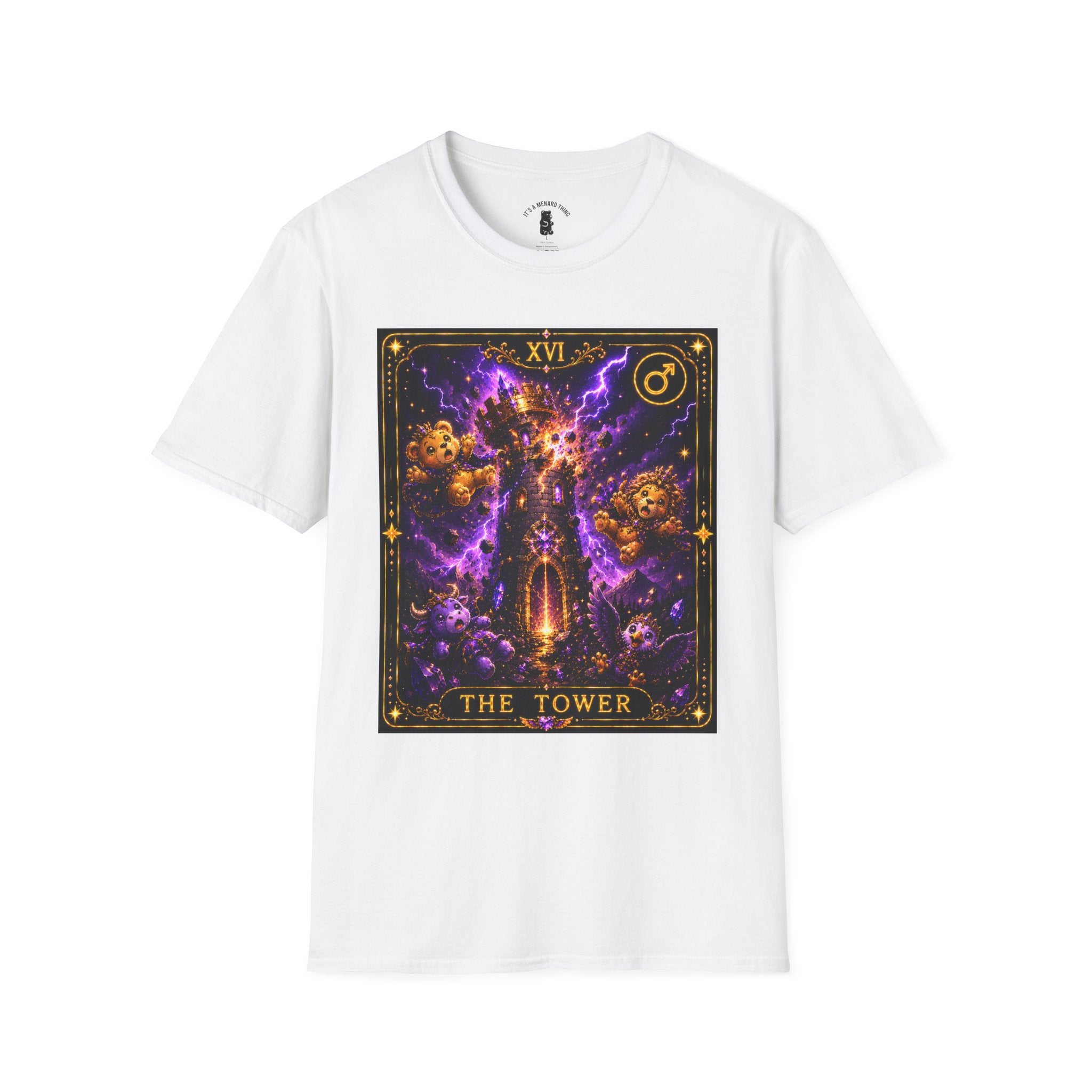 The Tower Tarot Card Oozy Bear Friends Special Addition- Graphic Shirt