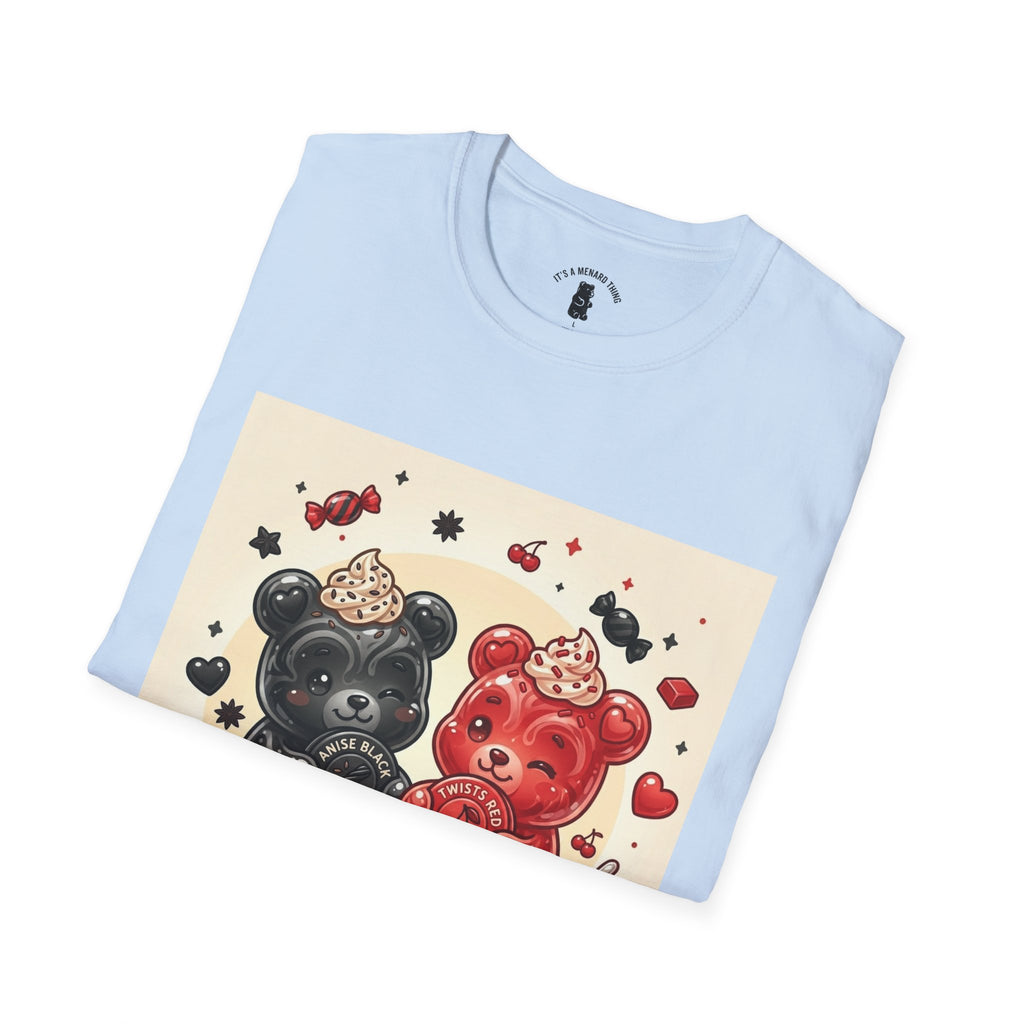 Licorice Twins, Gooey Gummy bears — Kawaii Graphic T-Shirt