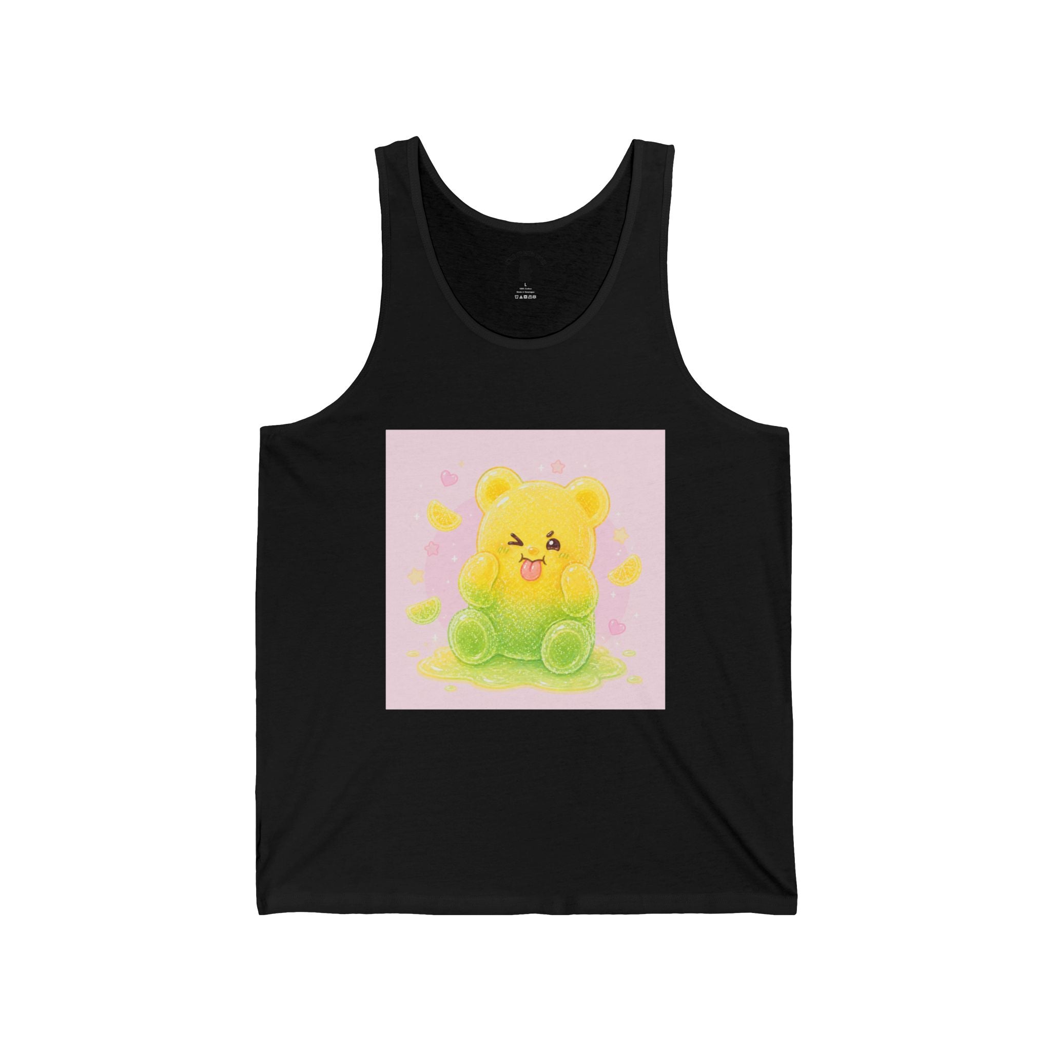 Sour Lemon & Lime Silly Gooey Gummy — Kawaii Graphic Tank Top