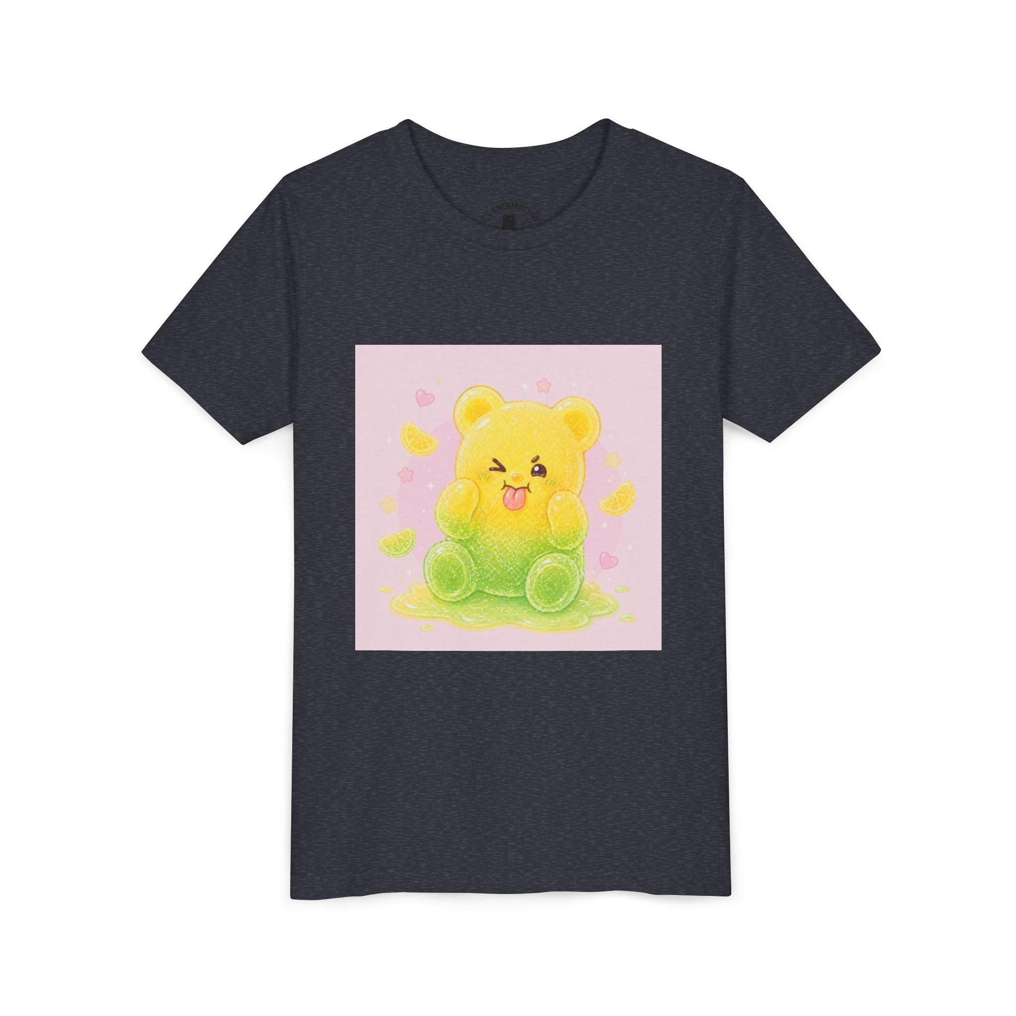 Cute Lemon & Lime Sour Gooey Gummy Bear Kids- Graphic Youth T-Shirt