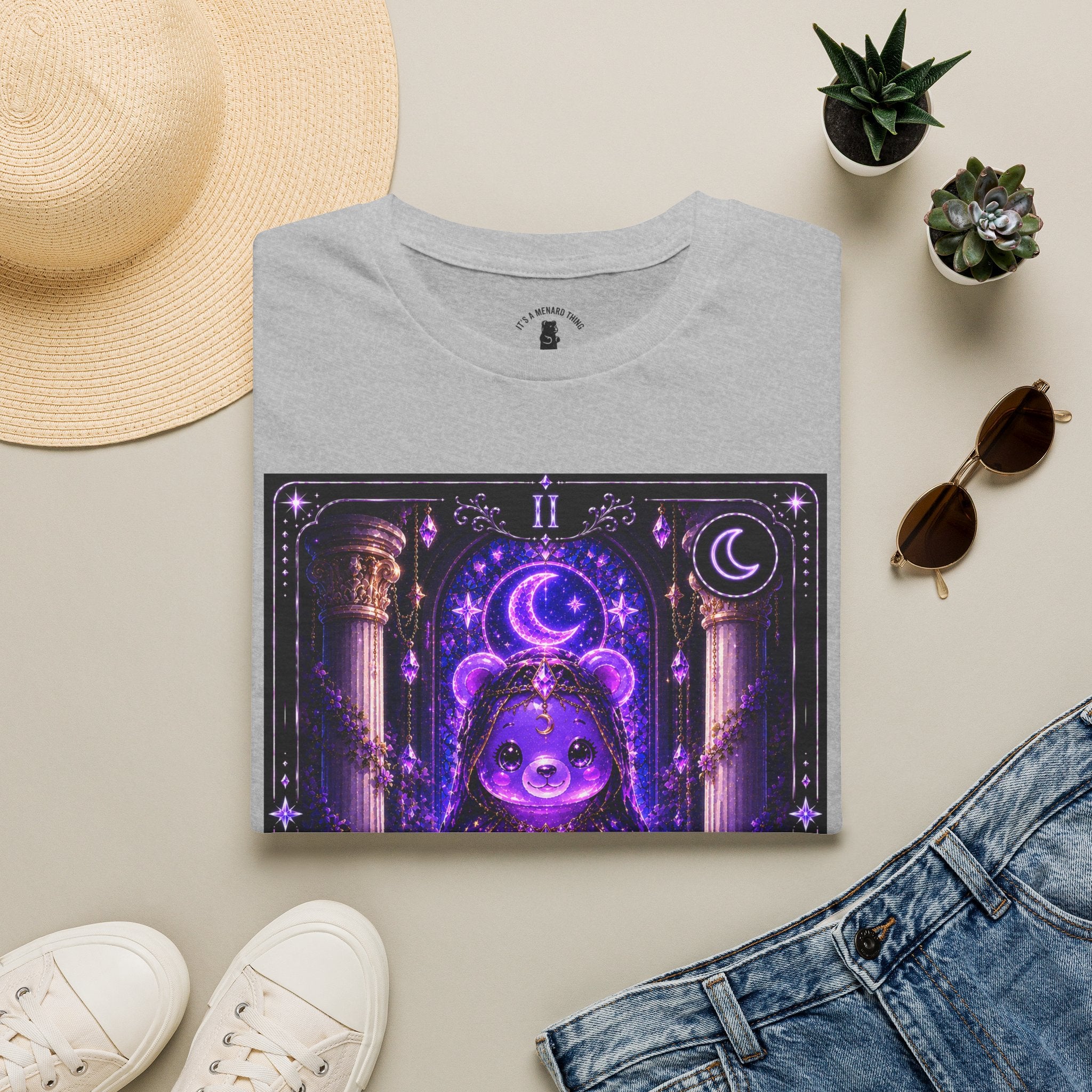 The High Priestess Tarot Mystical Oozy Bear Special Addition- Graphic Shirt