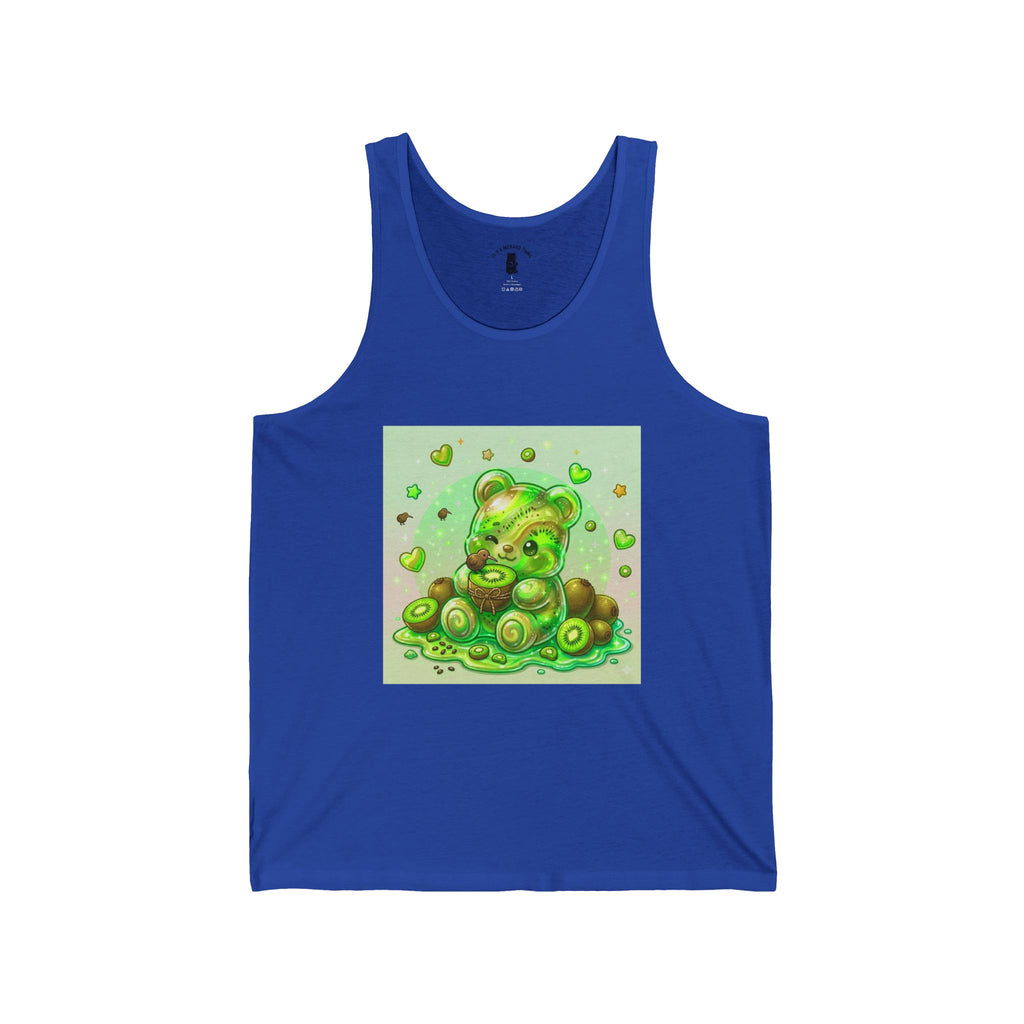 Ripe Juicey Kiwi, Green Gooey Gummy Bear — Kawaii Graphic Tank