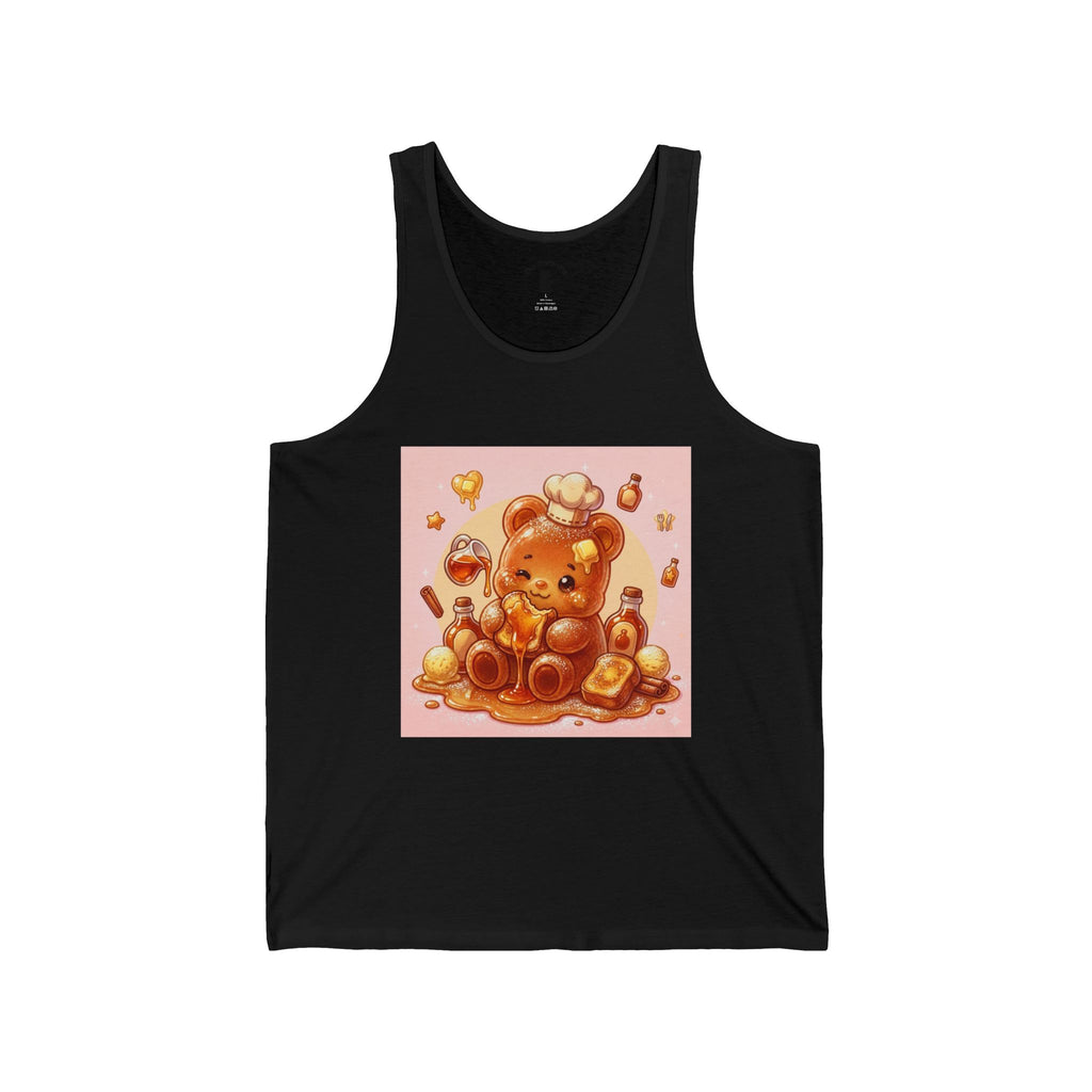 French Toast & Maple Syrup, Toasted Gooey Gummy Bear— Kawaii Graphic Tank Top