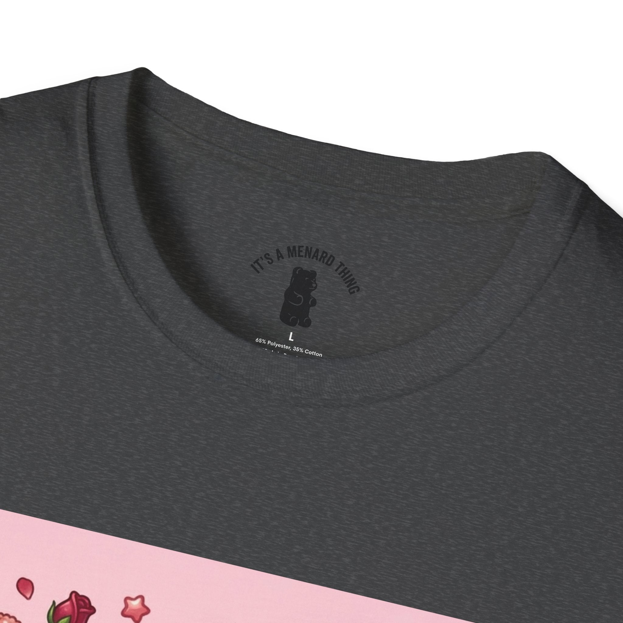 Rose Lychee berry Exotic fruit Gooey Gummy Bear — Kawaii Graphic T-Shirt