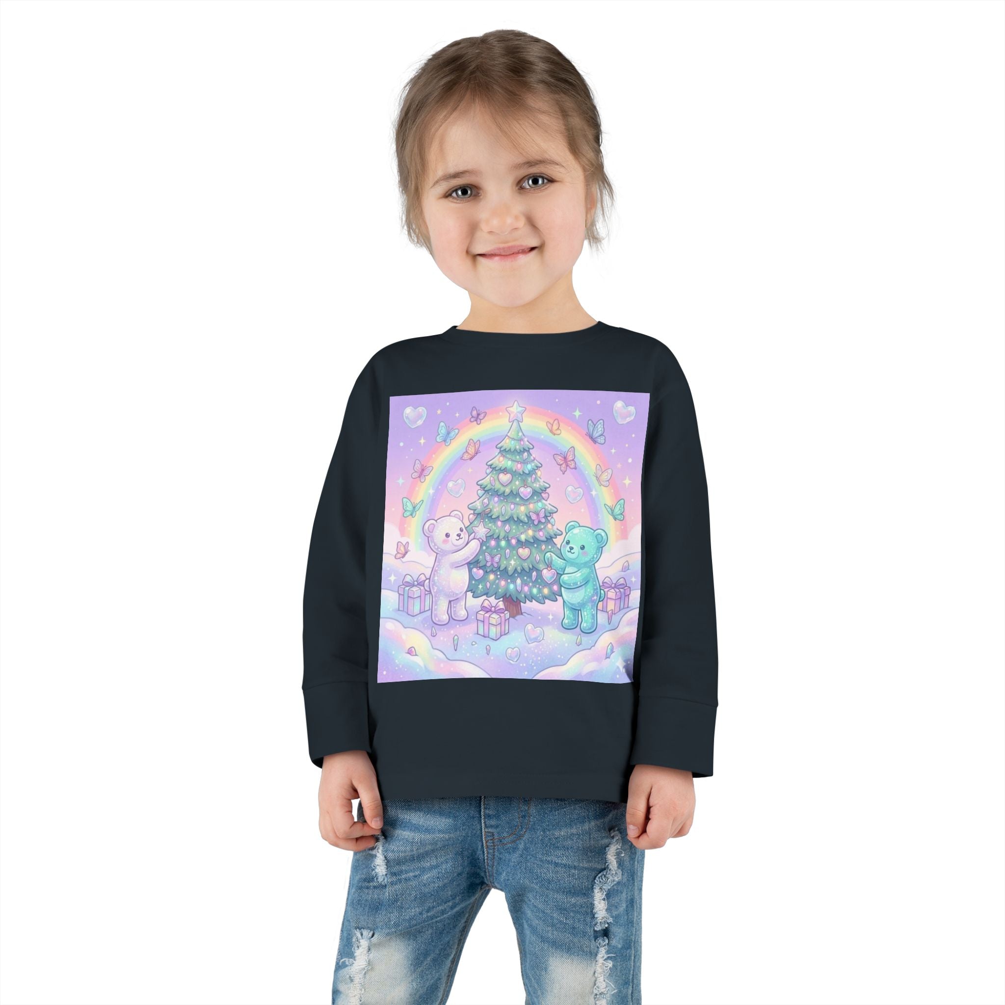 Christmas Tree Holiday Special, Oozy Bear Friends- Graphic Long Sleeve Shirts