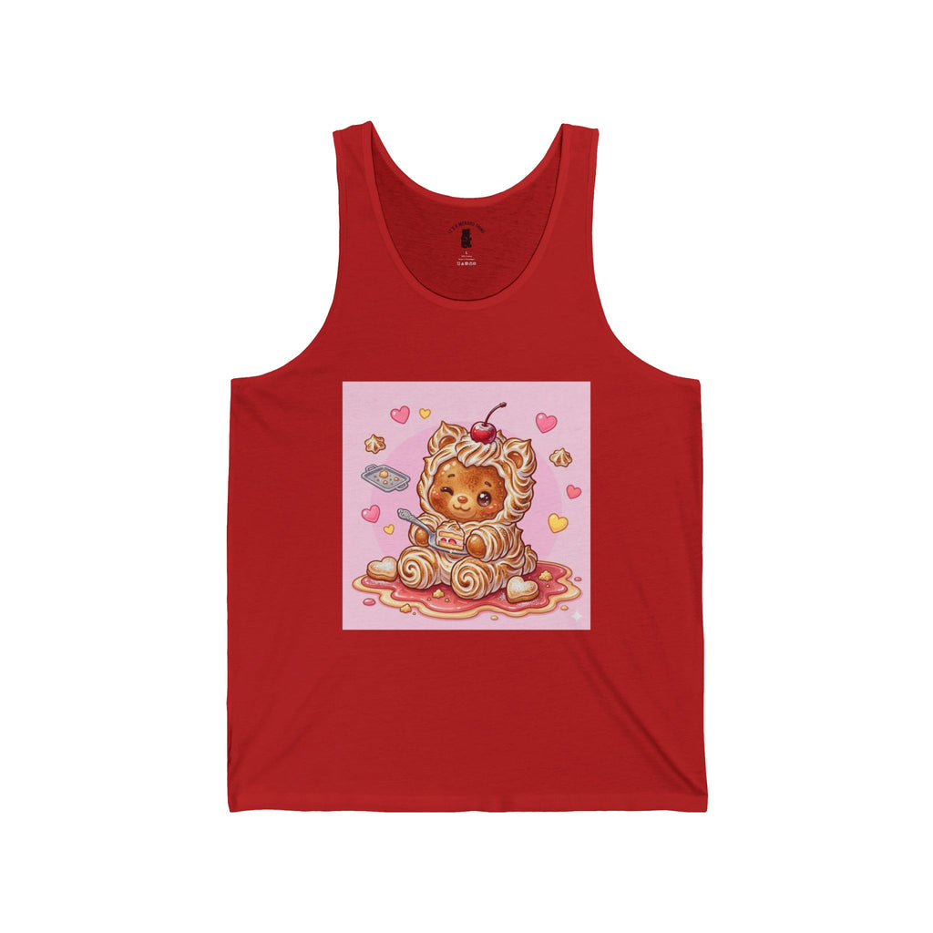 Baked Alaska, Special Gooey Gummy Bear in Whipped PJs — Cute Graphic Tank Top