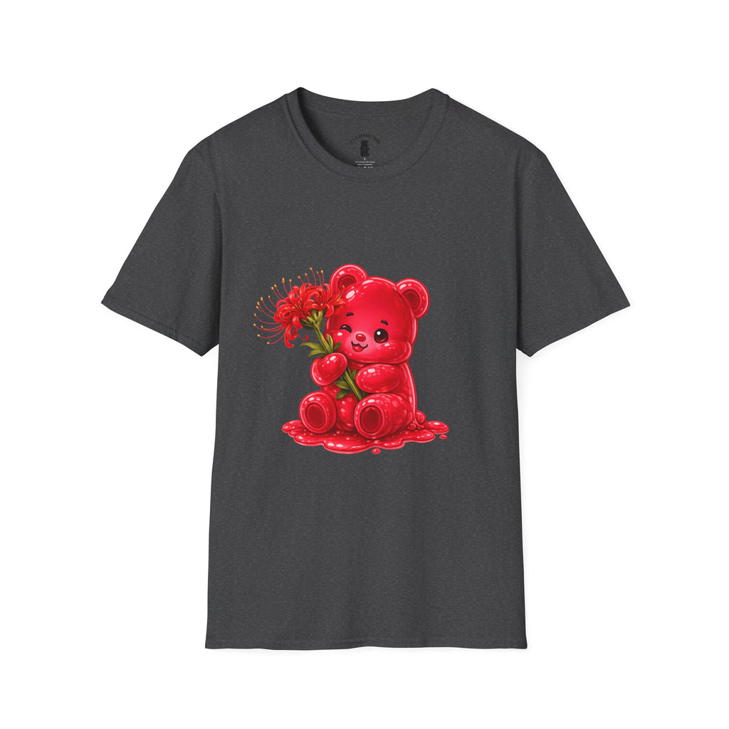 Blooming Spider Lily Special, Red Oozy Bear Gummy Friend- Graphic Shirt