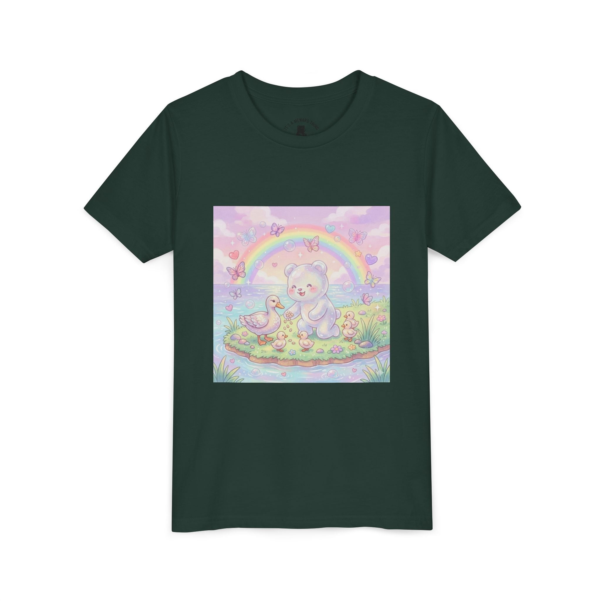 Duck Feeding, Gooey Gummy Friend- Graphic T-Shirt