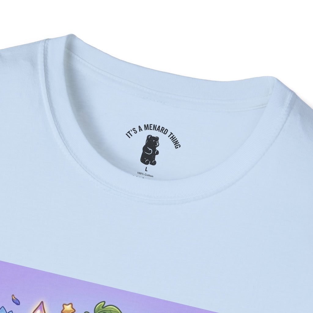 Blue Lotus Tea, Exotic Gooey Gummy Bear — Kawaii Graphic T-Shirt