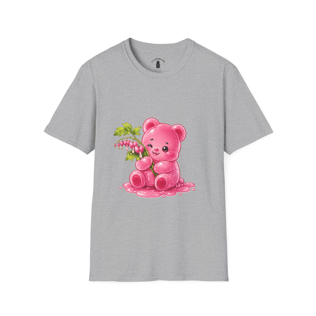 Praising Bleeding Hearts, Pink Oozy Bear Gummy Special- Graphic Shirt