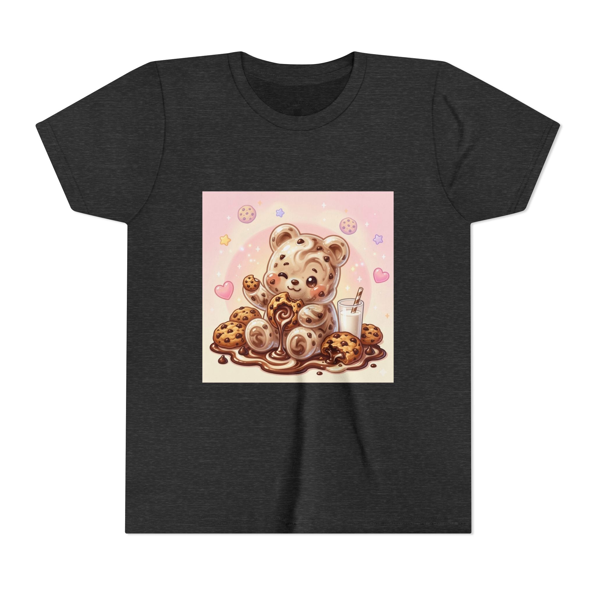 Cookies & Milk Gooey Fudge Gummy Bear Graphic Shirt