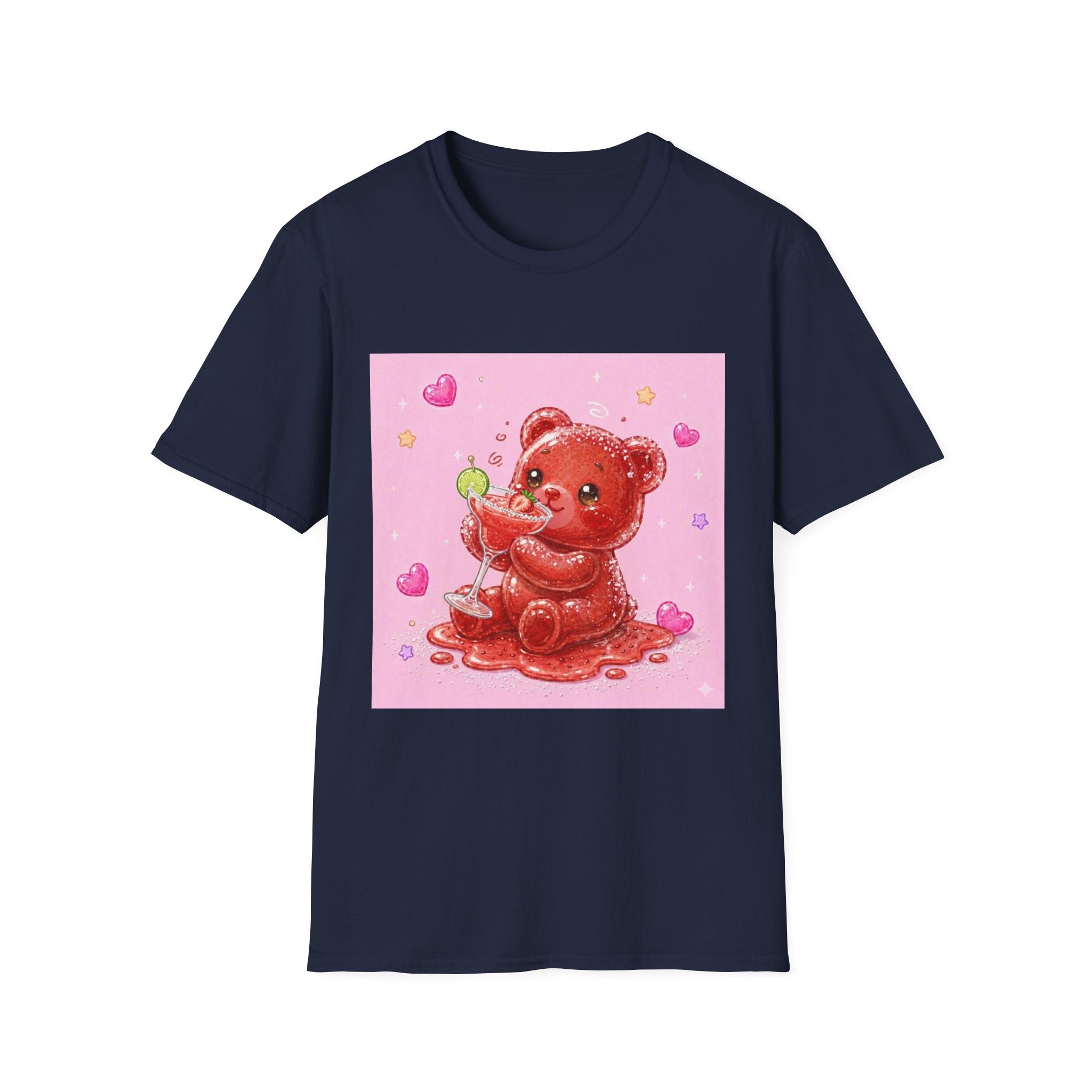 Yummy Strawberry Daiquiri, Red Oozy Boozy Gummy Drinking Pal- Graphic Shirt