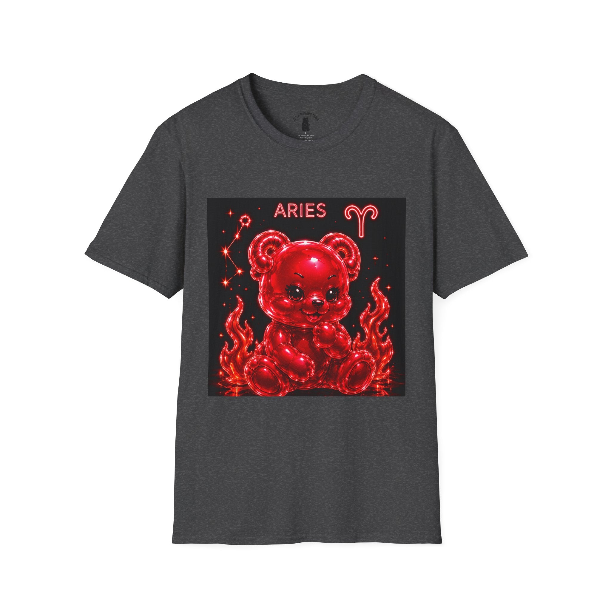 Aries Zodiac Oozy Bear Friend Astrology Special Addition- Graphic Shirt