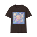 Look Upon Saturn, Purple Crystal Gooey Gummy Bear — Kawaii Graphic T-Shirt