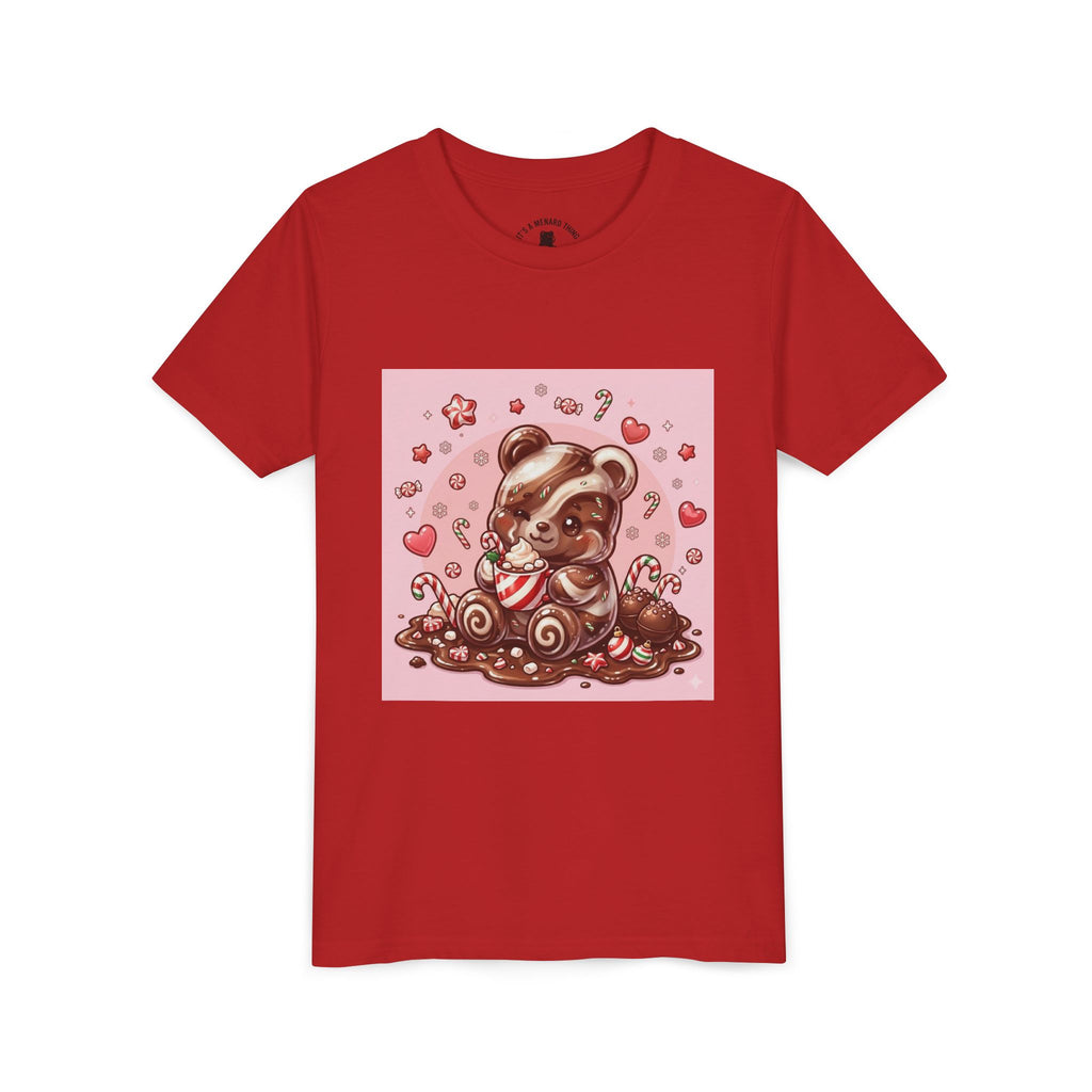 Cute Hot Chocolate Gooey Gummy Bear Holiday Kids Shirt