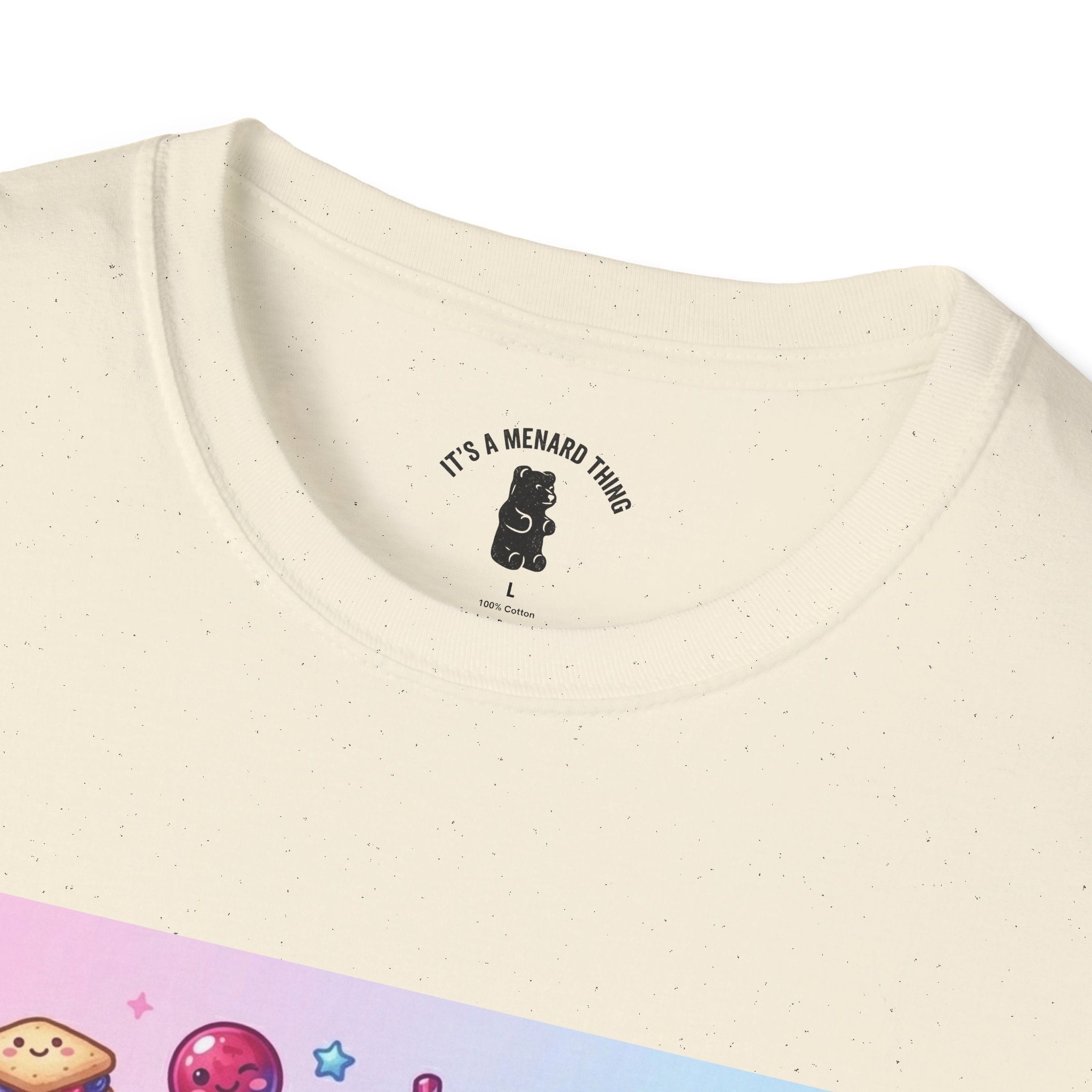 Hibiscus and Mixed Berry Jam, Exotic fruit Flower Gooey Gummy — Kawaii Illustrated T-Shirt