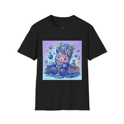 Blue Lotus Tea, Exotic Gooey Gummy Bear — Kawaii Graphic T-Shirt