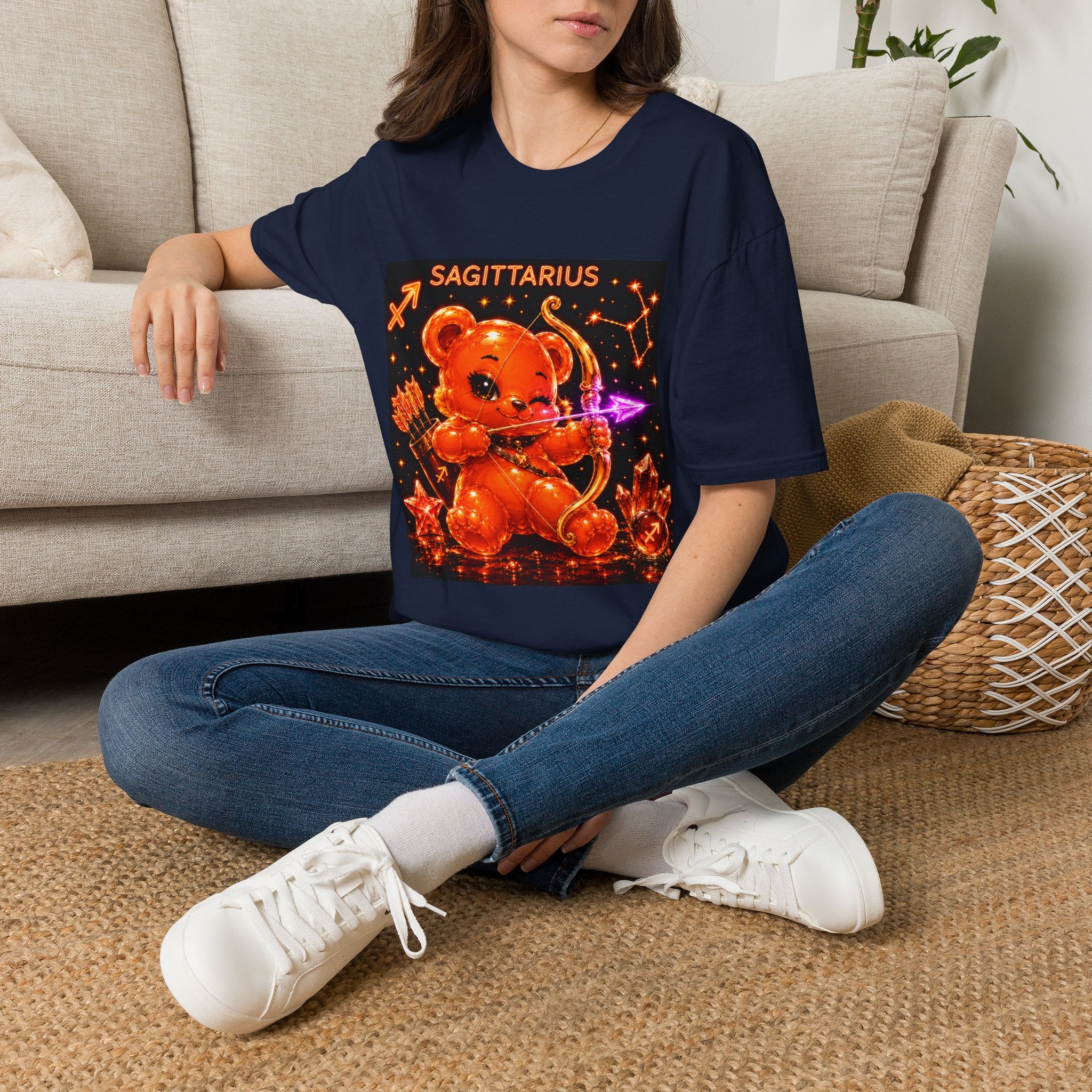 Sagittarius Zodiac Constellation Oozy Bear Special- Graphic Shirt