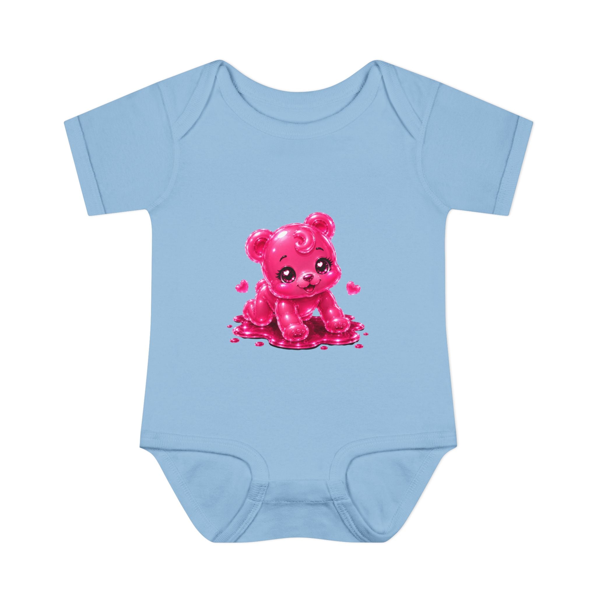 Pink Gummy Bear Infant Bodysuit - Cute Baby Shower Gift