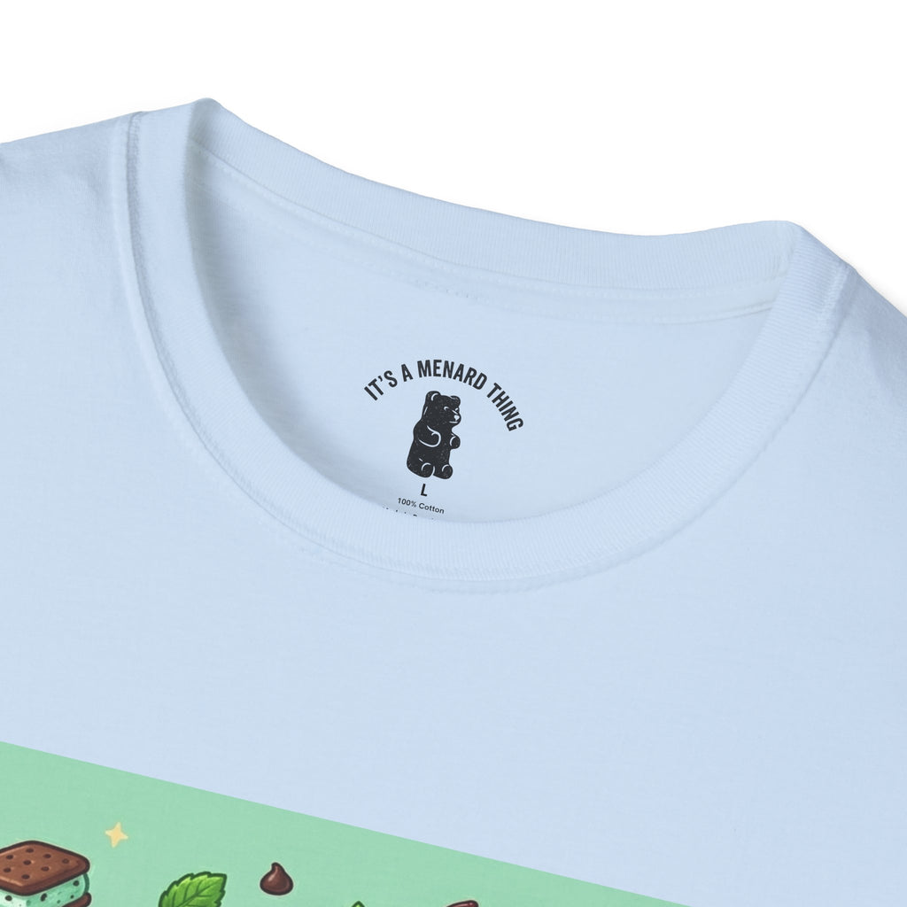 Mint Chip Ice Cream, Exotic Gooey Gummy Bear — Kawaii Graphic Tee