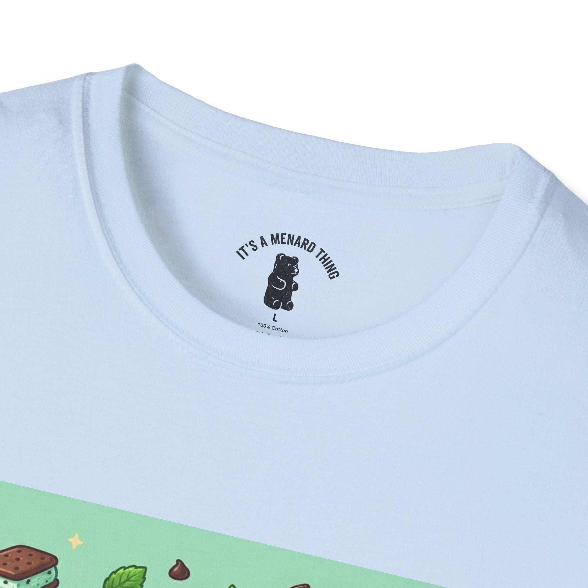 Mint Chip Ice Cream, Exotic Gooey Gummy Bear — Kawaii Graphic Tee