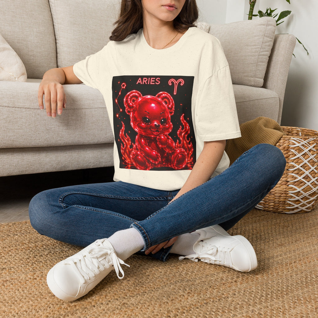 Aries Zodiac Oozy Bear Friend Astrology Special Addition- Graphic Shirt