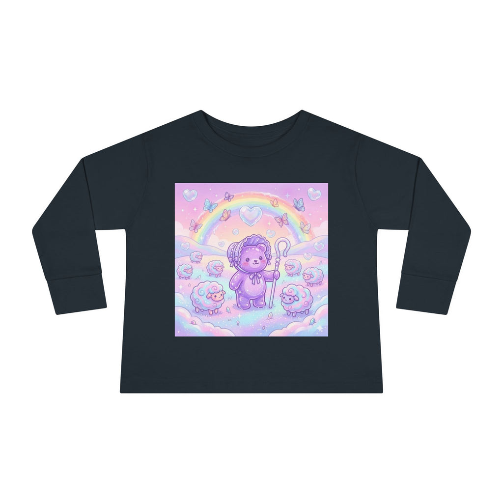 Sweet Dreams, Cotton Candy Sheep & Oozy Shepard of Snoozes_ Graphic Long Sleeve