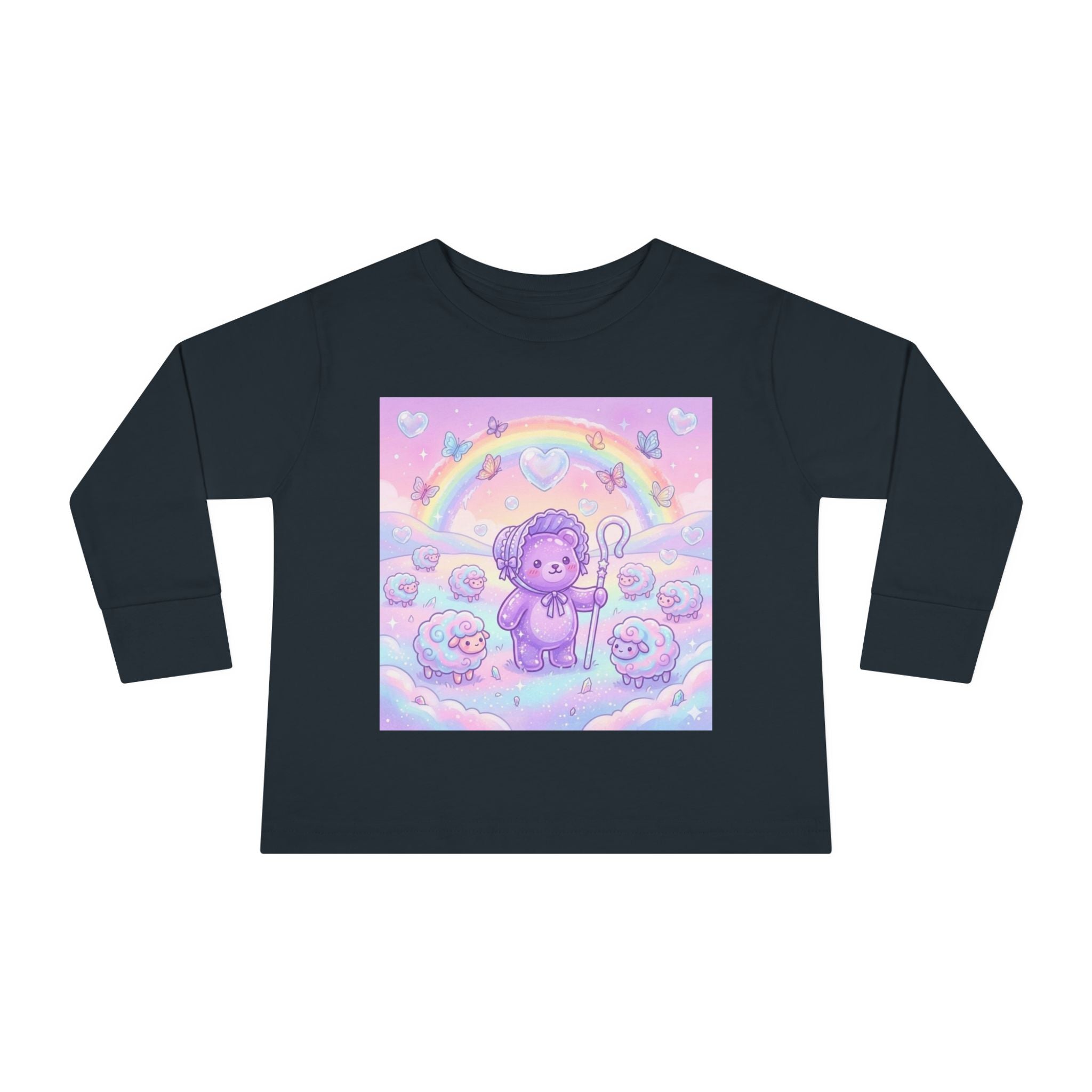 Sweet Dreams, Cotton Candy Sheep & Oozy Shepard of Snoozes_ Graphic Long Sleeve