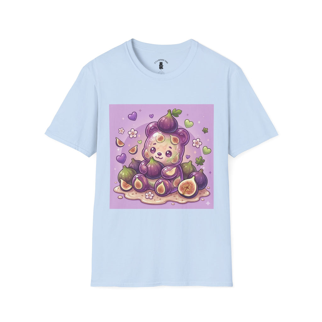Delicious Ripe Fig, Exotic Oozy Gummy Bear Friend — Kawaii Fruit Design