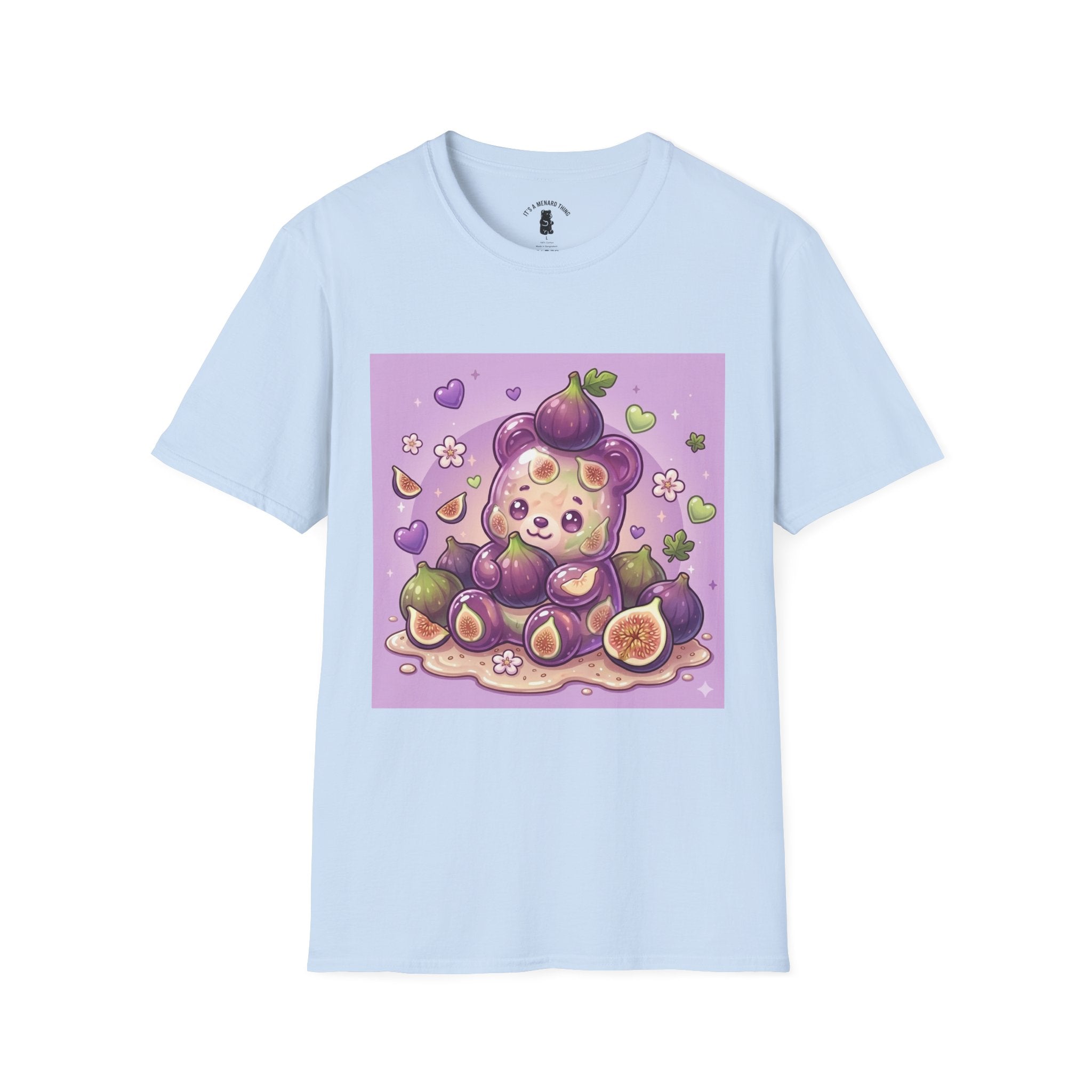 Delicious Ripe Fig, Exotic Oozy Gummy Bear Friend — Kawaii Fruit Design