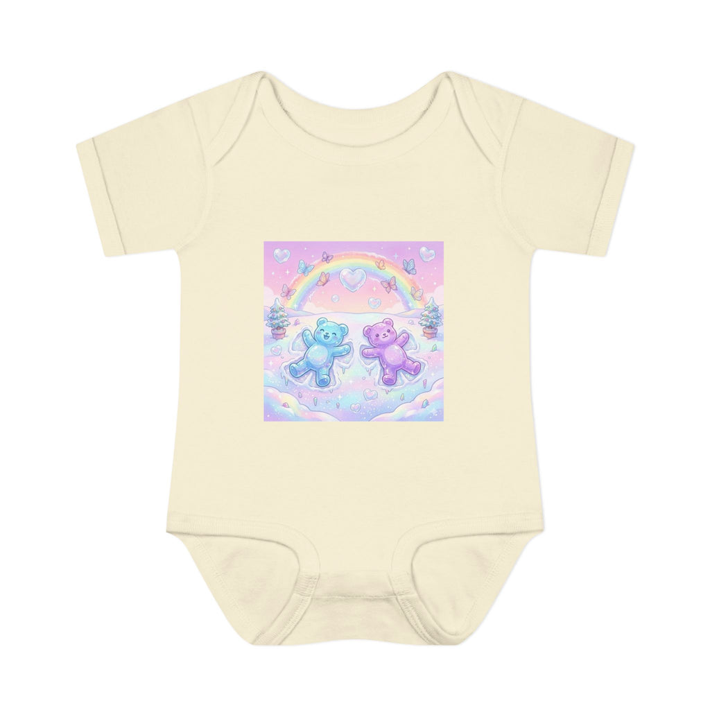 Twin Snow Angel Gooey Gummy Bears Infant Bodysuit — Cute Baby Onesie
