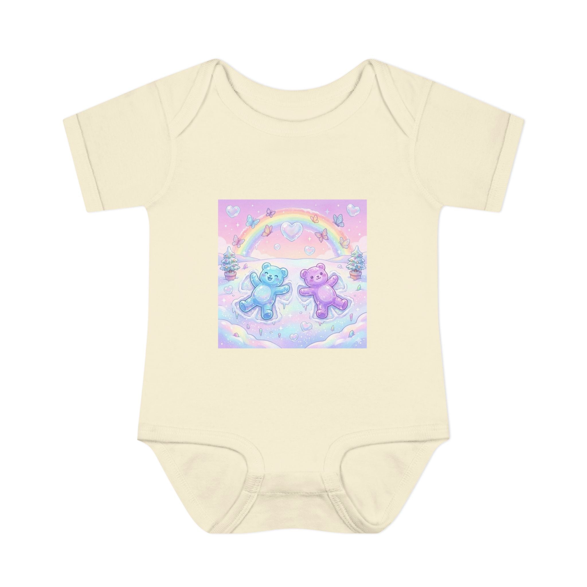 Twin Snow Angel Gooey Gummy Bears Infant Bodysuit — Cute Baby Onesie