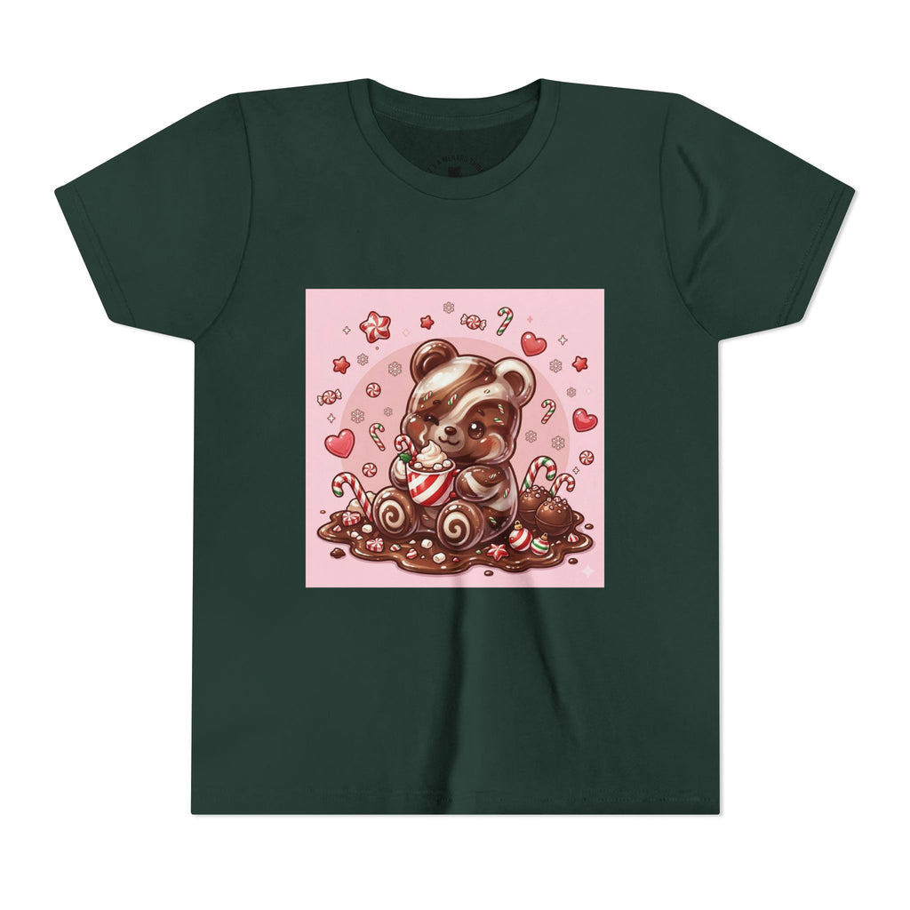 Cute Hot Chocolate Gooey Gummy Bear Holiday Kids Shirt