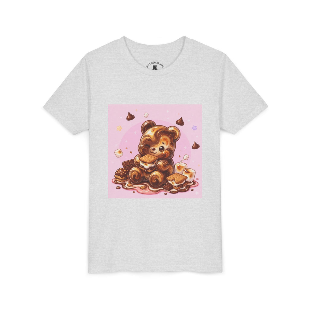 Chocolate, Marshmello S'more Gooey Fudge Gummy Bear Dessert Graphic Tee
