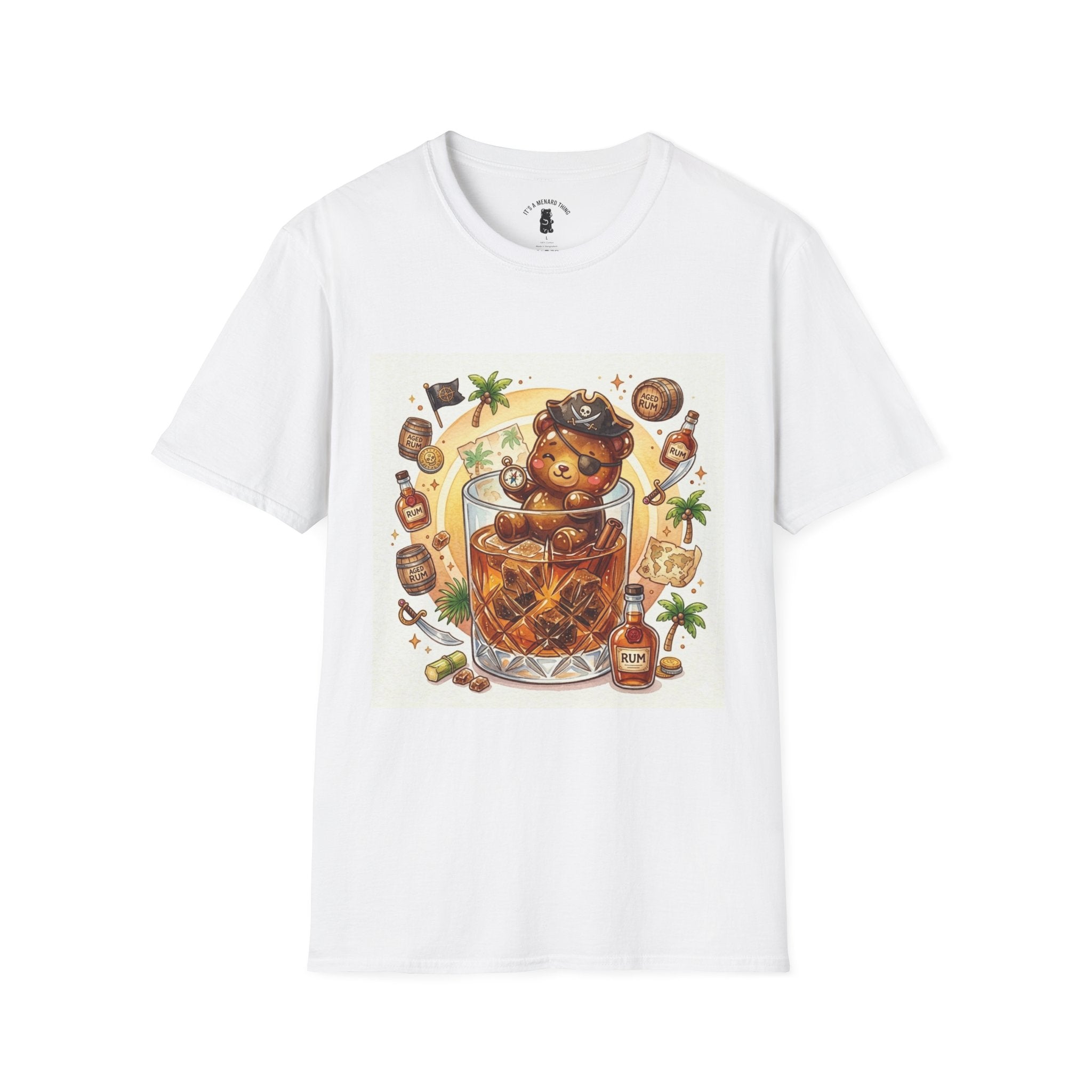 Yo-Ho Pirates Rum! Boozy Gooey Gummy Bears- Kawaii Graphic T-Shirt