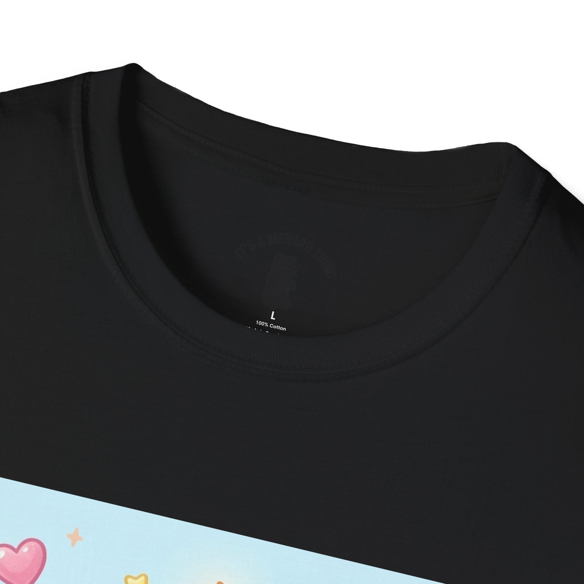 Birthday Cake and Party Gooey Gummy Bear— Kawaii Graphic T-Shirt