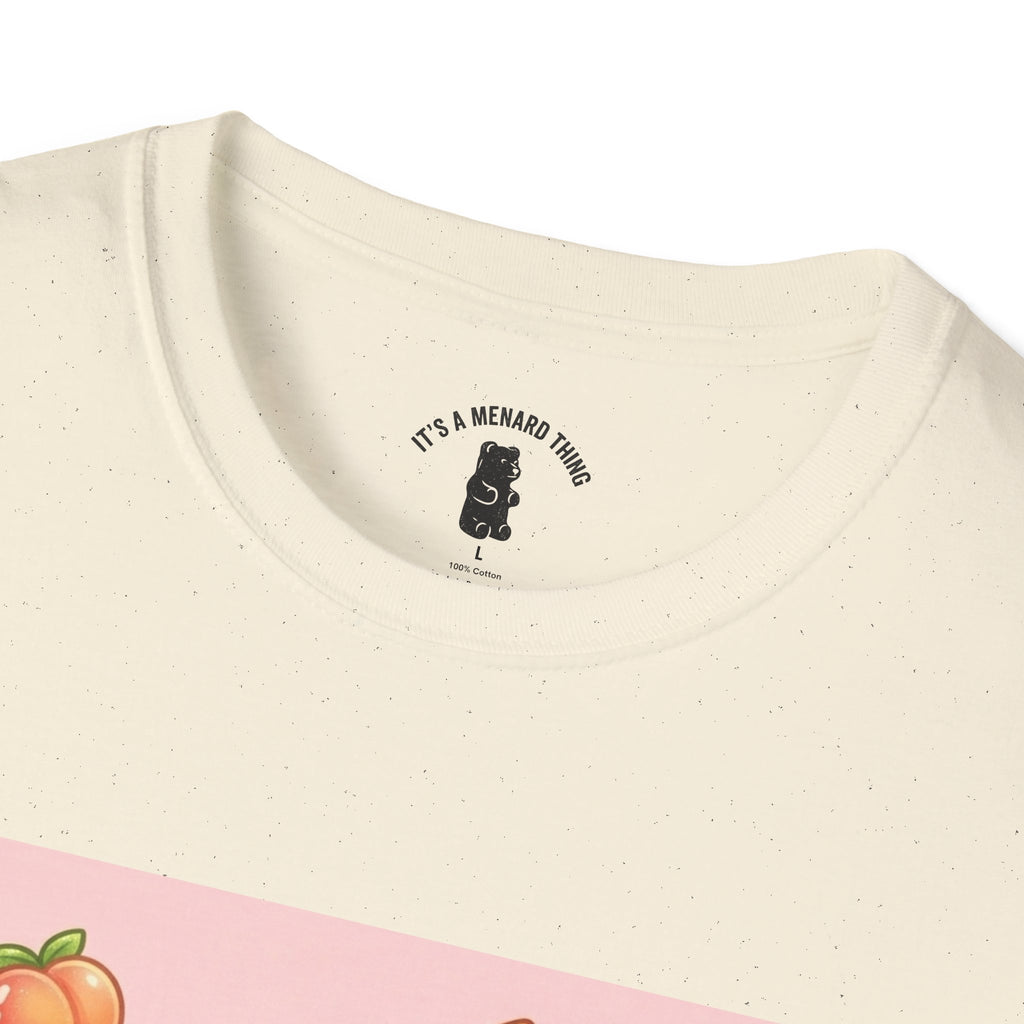 Peach Danish snack Gooey Gummy Bear — Cute Graphic T-Shirt