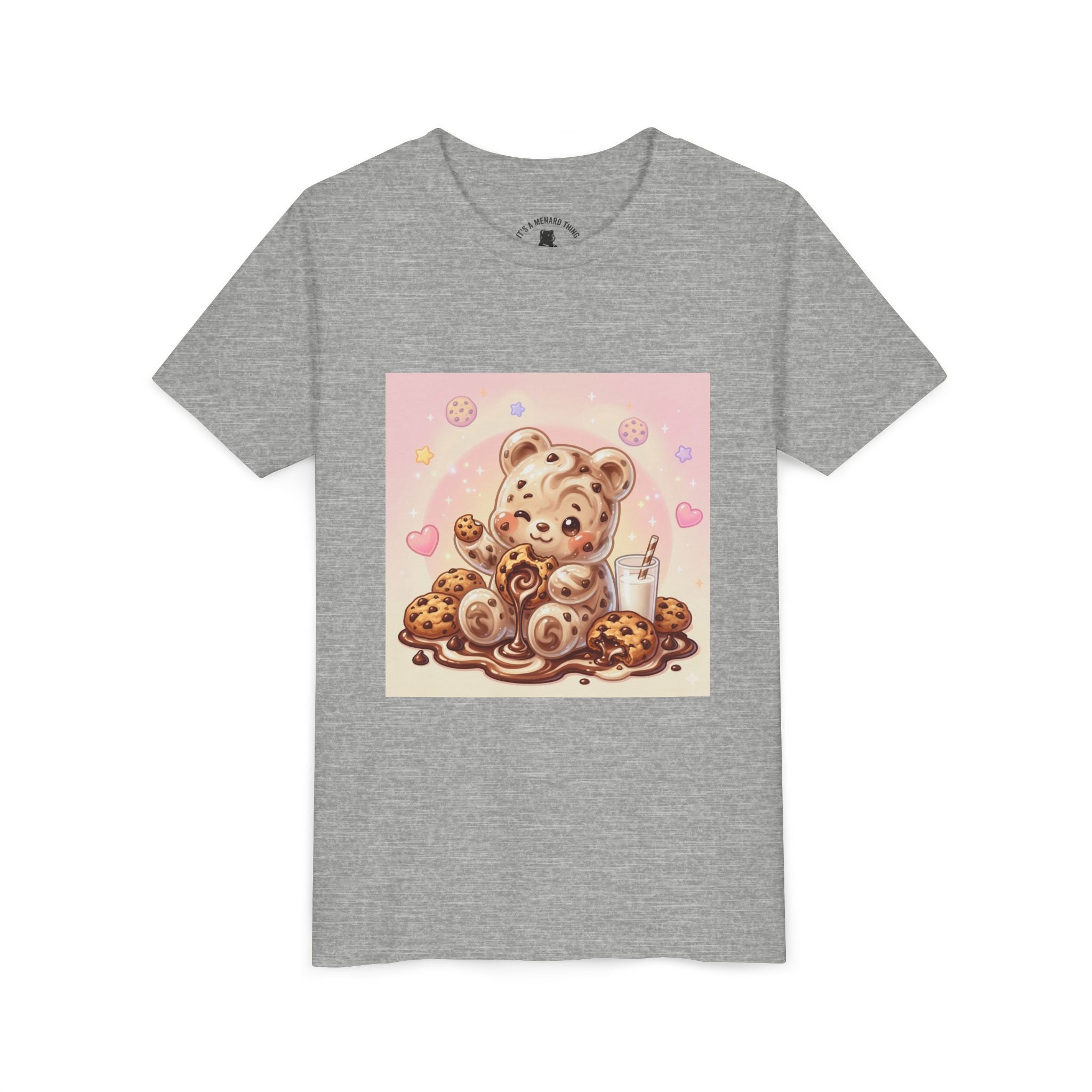 Cookies & Milk Gooey Fudge Gummy Bear Graphic Shirt