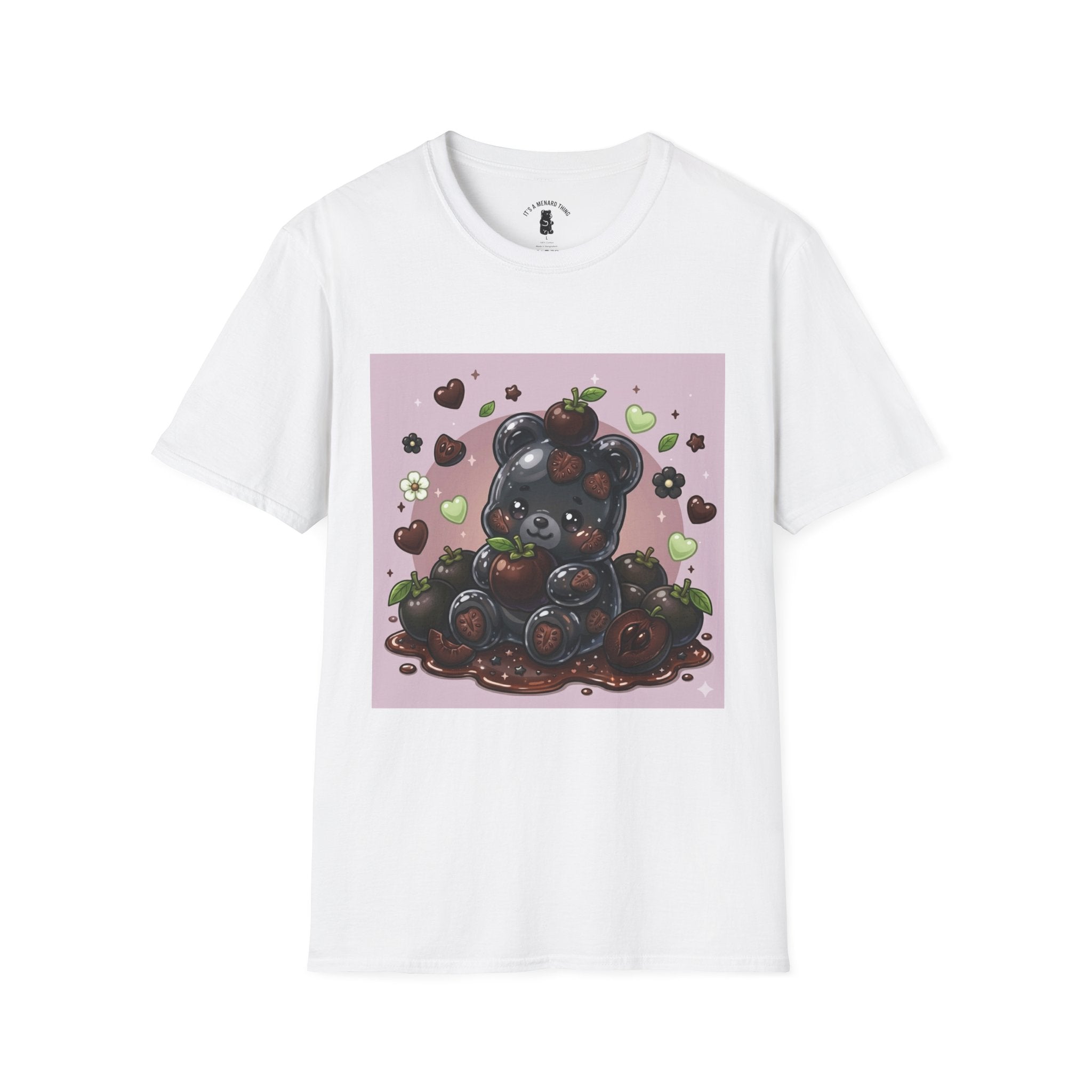 Special Black Sapote Fruit, Exotic Oozy Gummy Bear — Kawaii Graphic Shirt