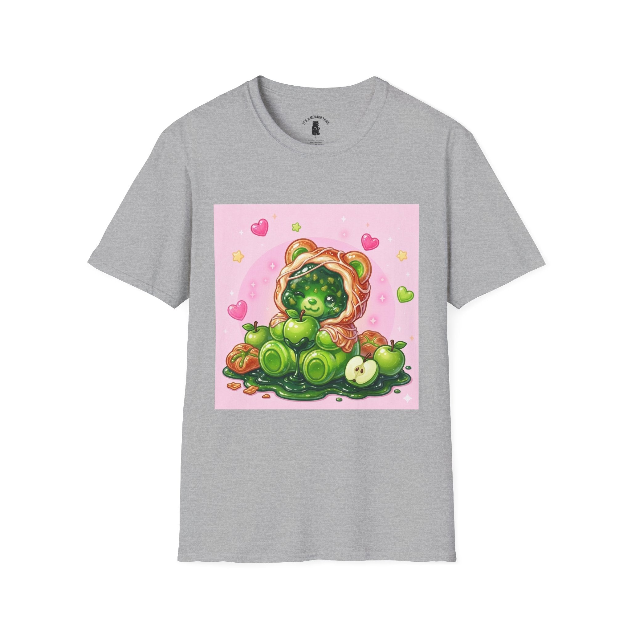 Green Apple Danish Gooey Gummy Bear — Kawaii Graphic Tee