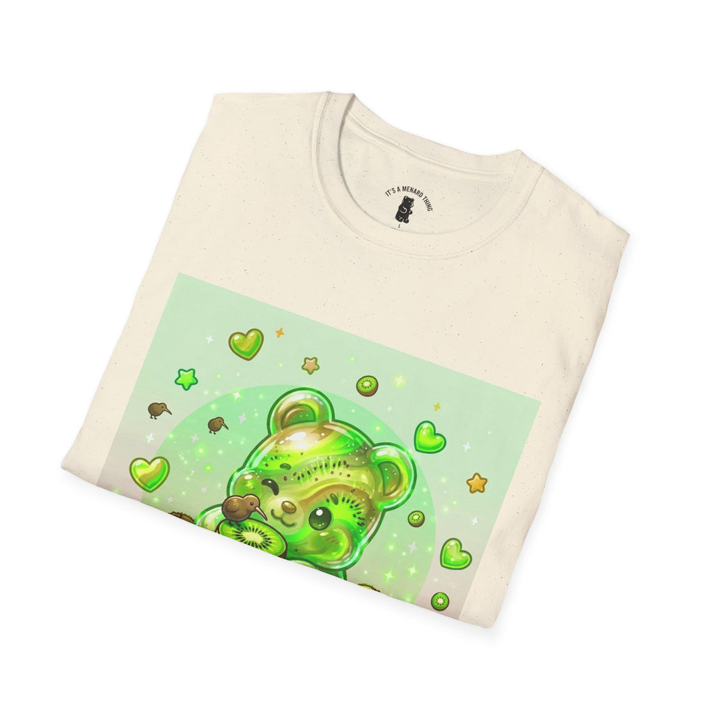 Kiwi Green Gooey Gummy Bear T-Shirt — Cute Graphic Tee