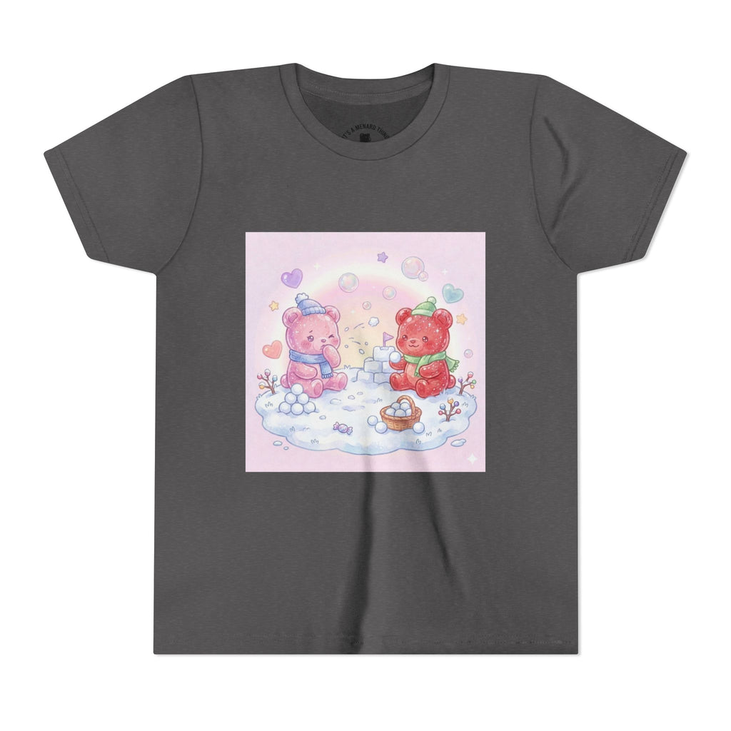 Duo Gooey Gummy Bear Snowball game T-Shirt