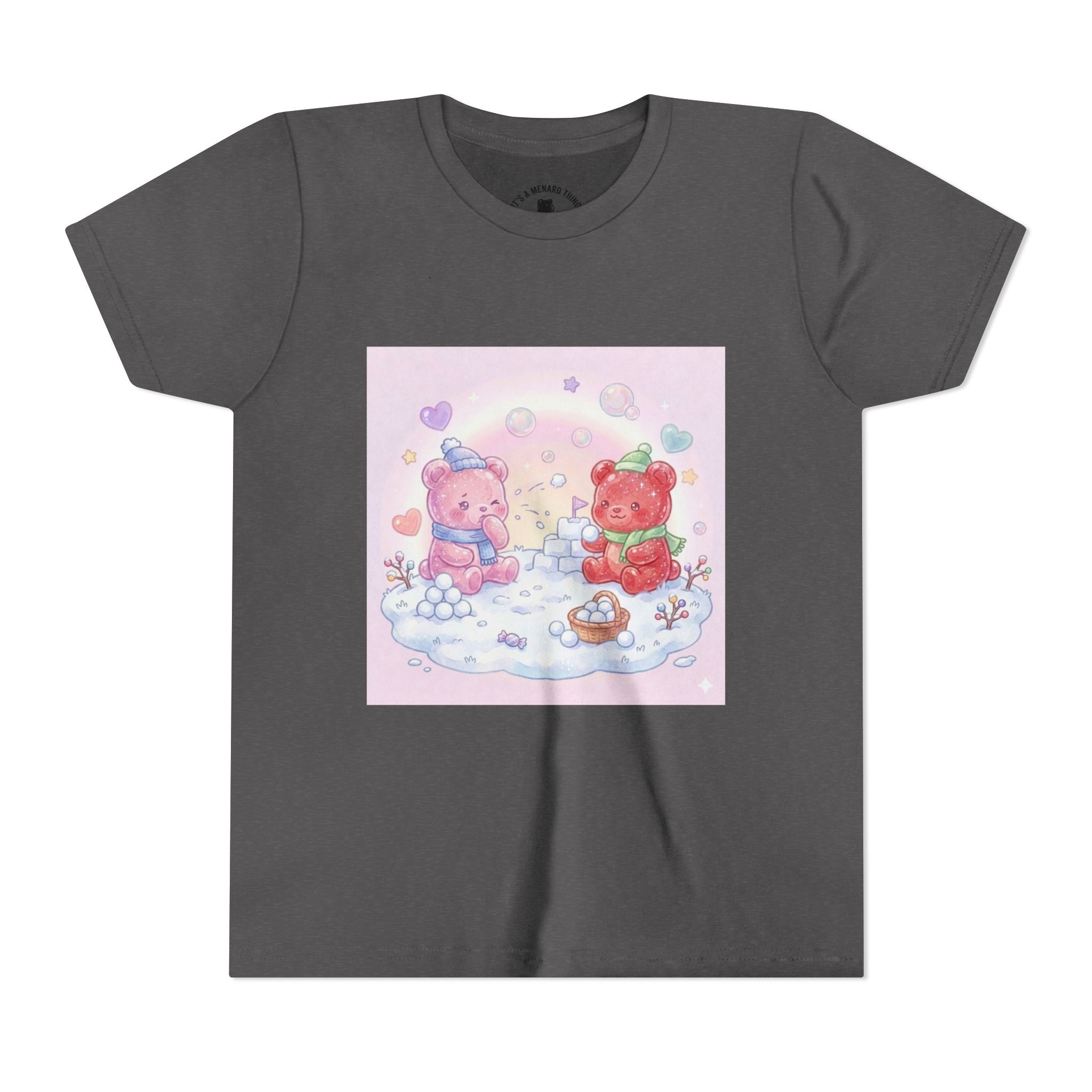 Duo Gooey Gummy Bear Snowball game T-Shirt