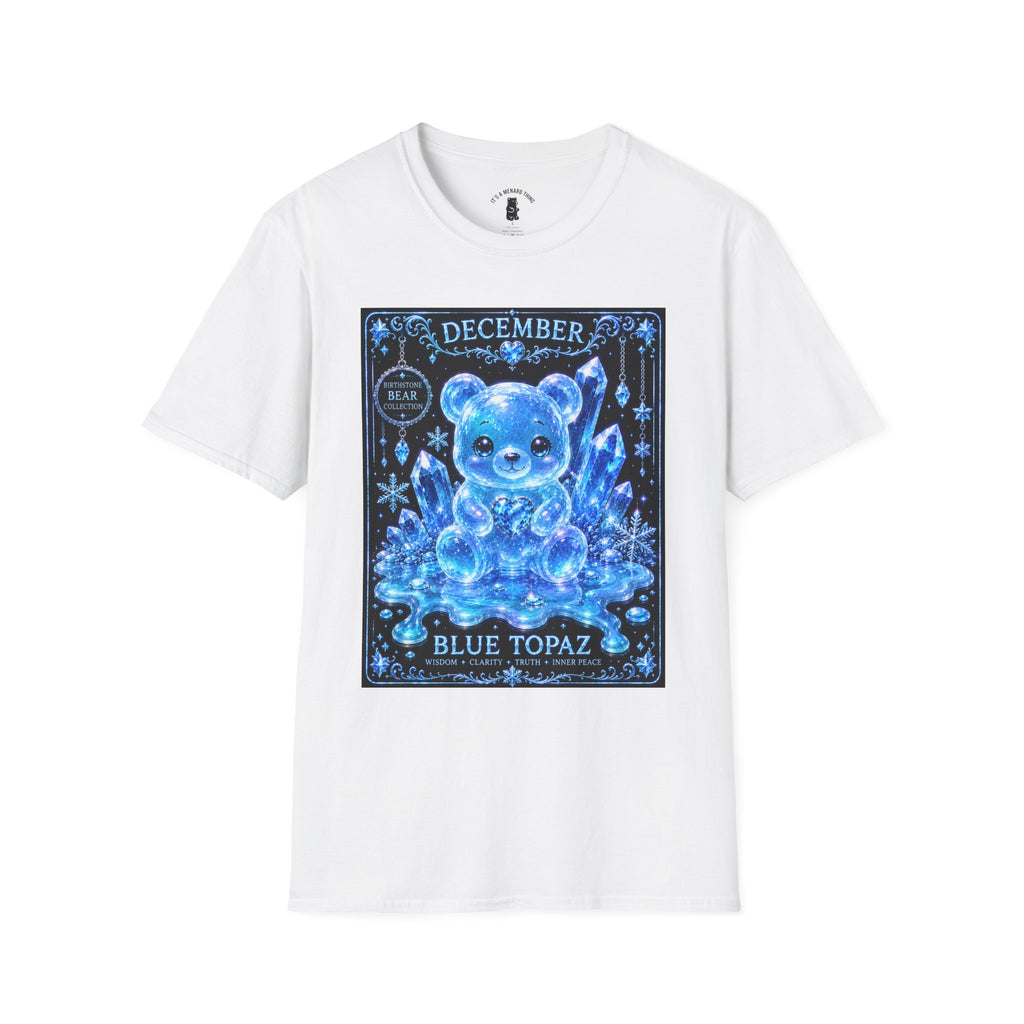 December, Blue Topaz Birthstone Oozy Bear Special Addition- Graphic Shirt