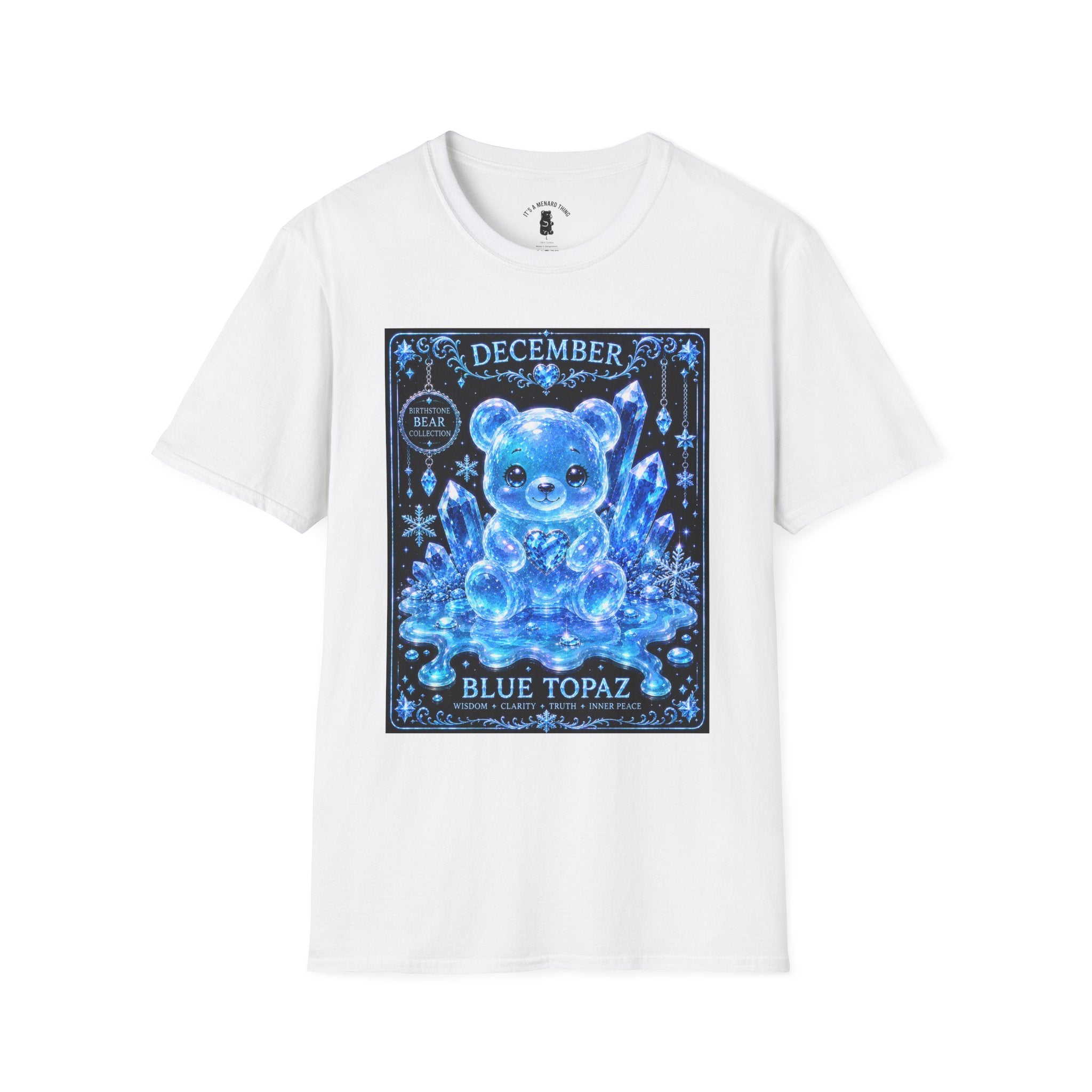 December, Blue Topaz Birthstone Oozy Bear Special Addition- Graphic Shirt
