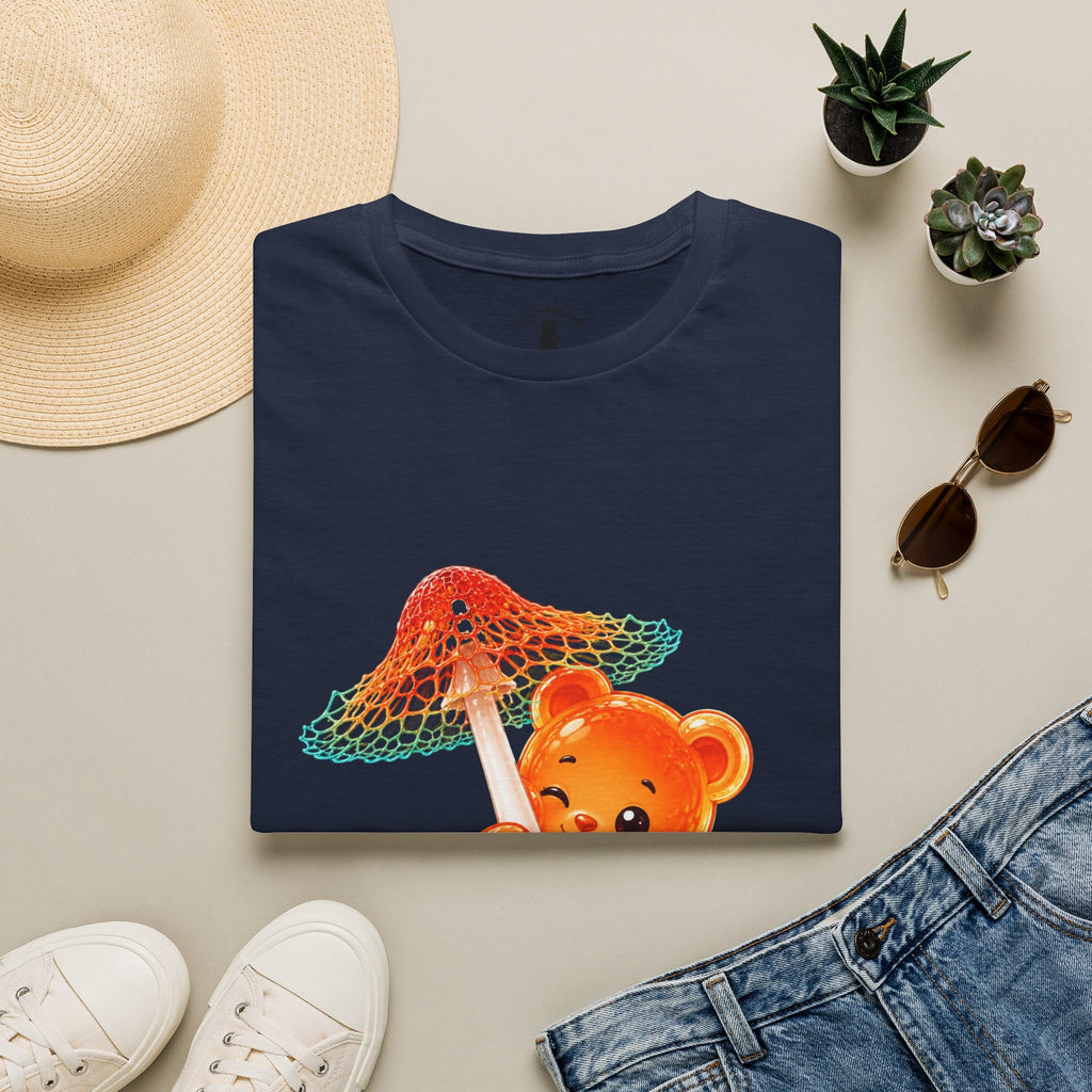 Rare Orange and Green Mushroom, Oozy Bear Gummy Friend Special- Graphic Shirt