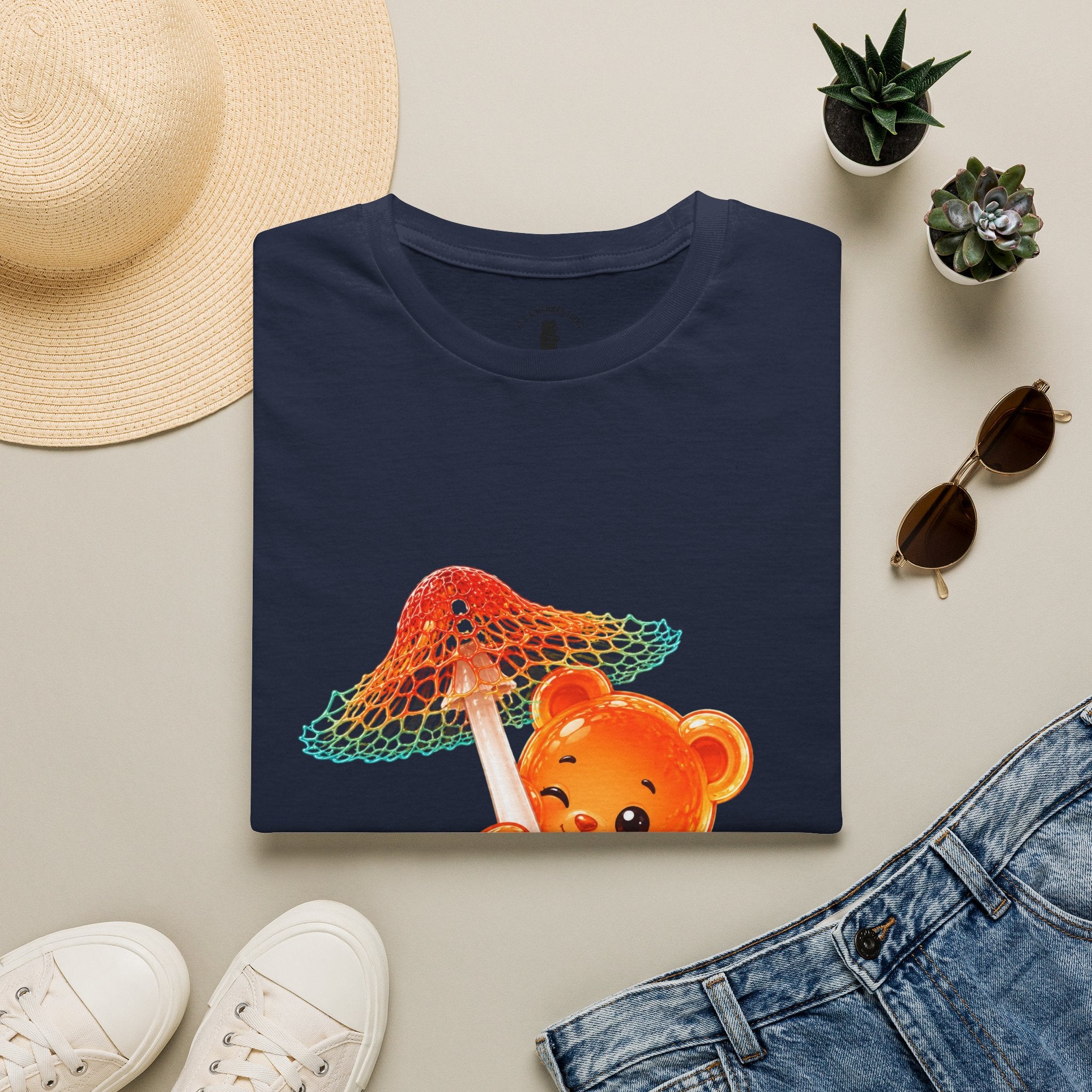 Rare Orange and Green Mushroom, Oozy Bear Gummy Friend Special- Graphic Shirt