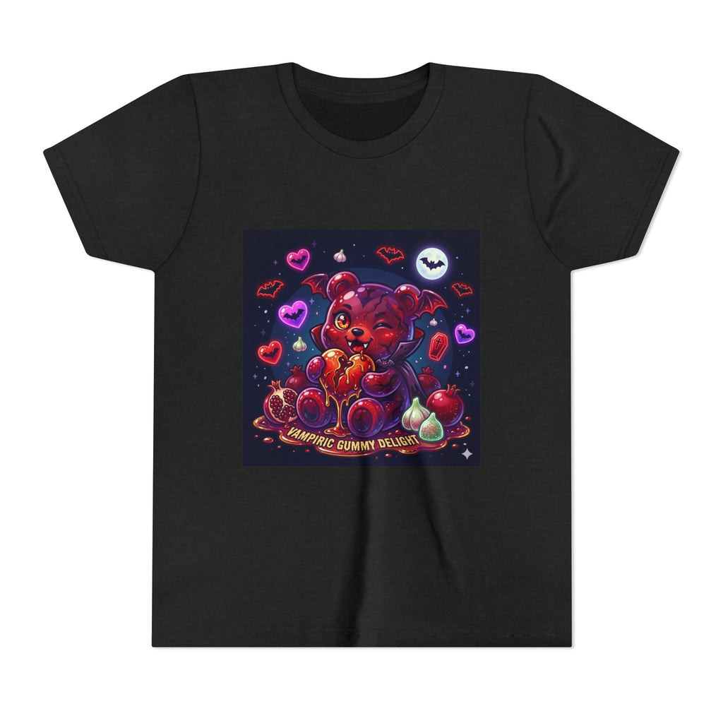 Halloween Vampire Gooey Gummy Bear - Cute Goth Heart Graphic Shirt